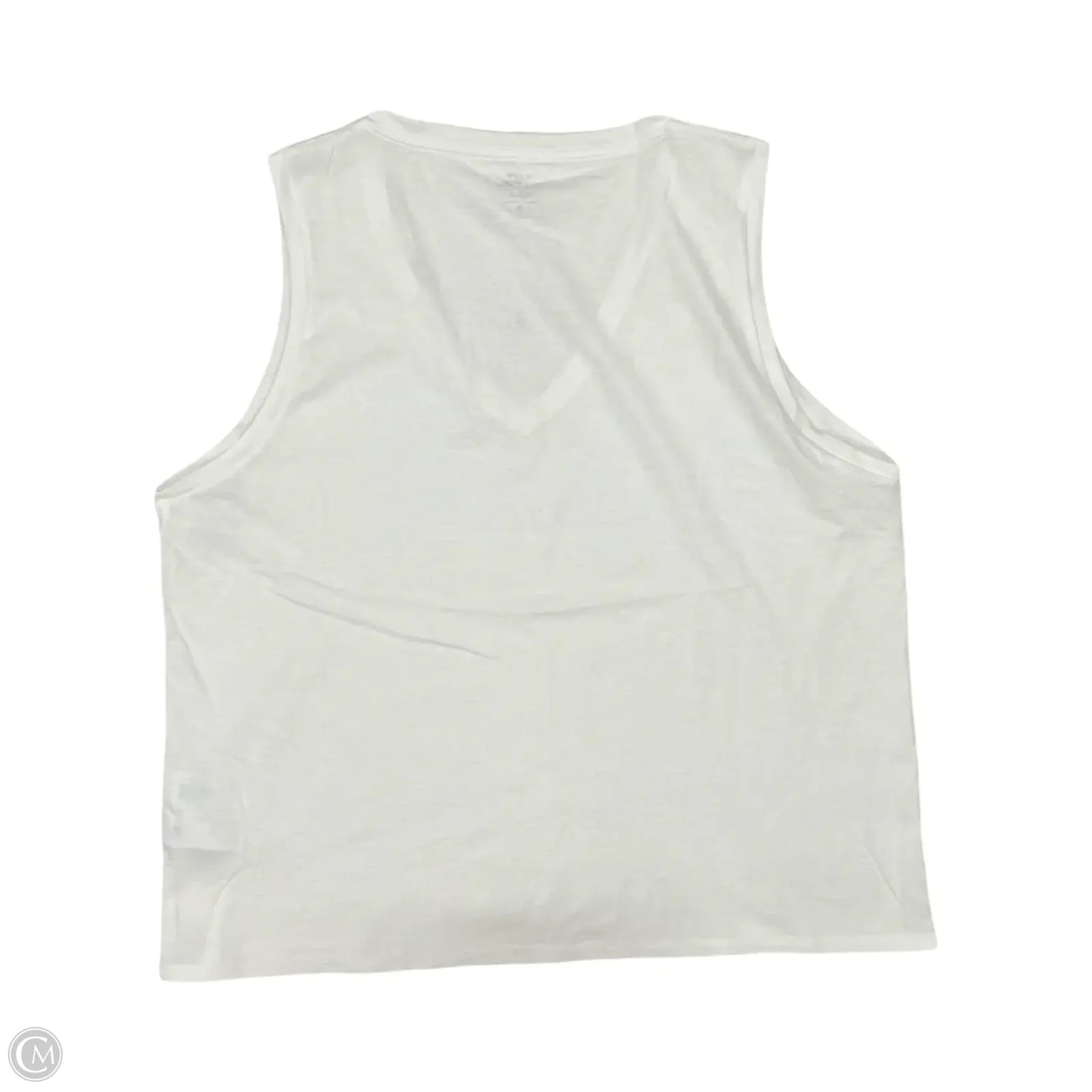 Tank Top By J. Crew In White, Size: 2x