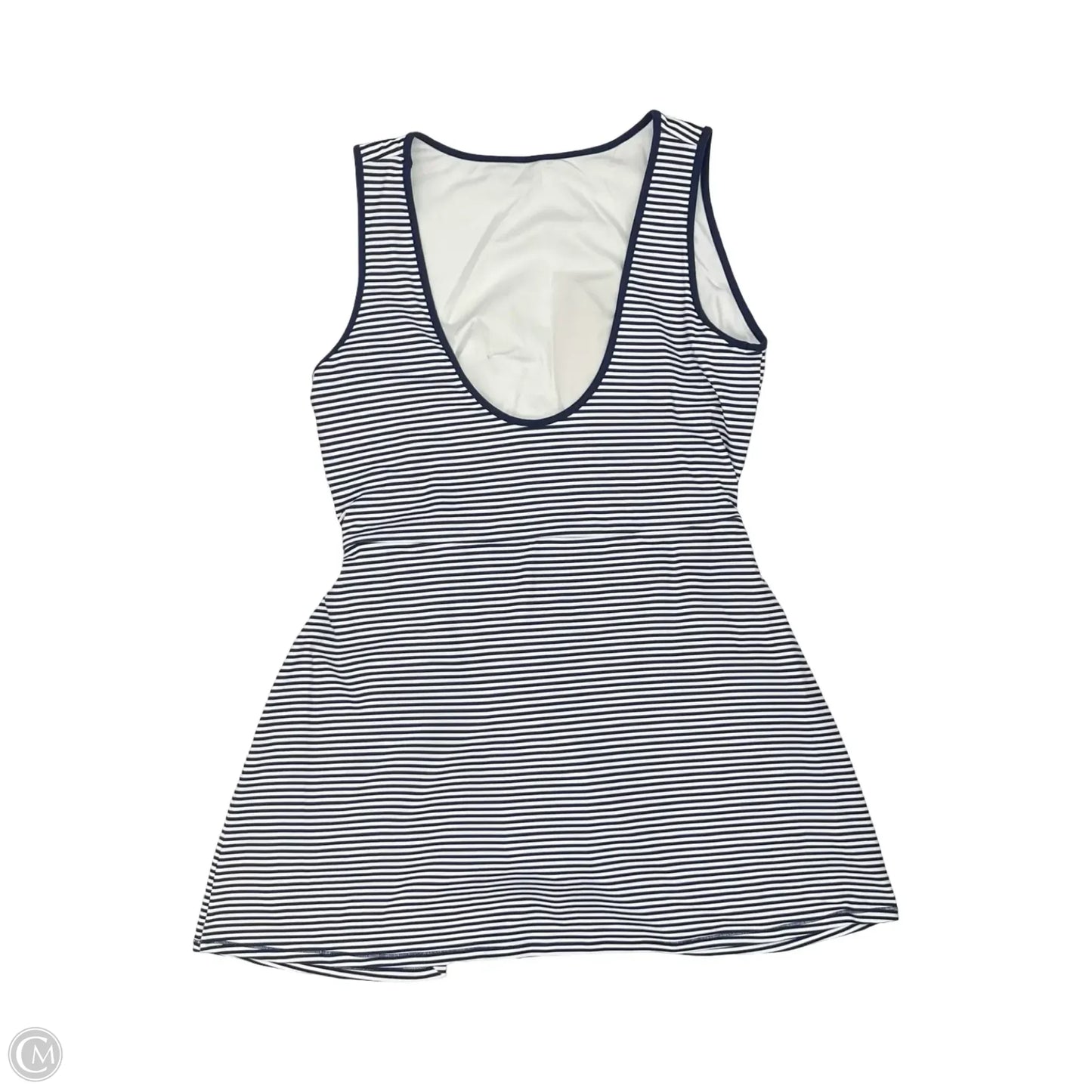 Athletic Dress By Ypb In Blue & Cream, Size: Xxl