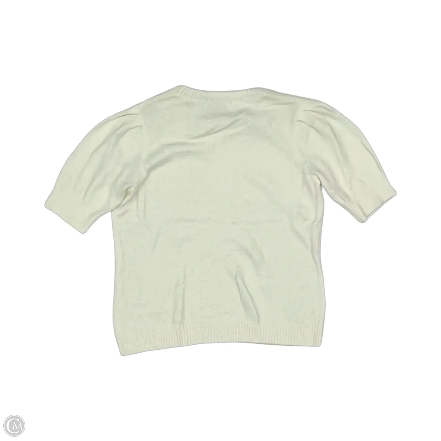 Sweater Short Sleeve By Rachel Zoe In Cream, Size: M