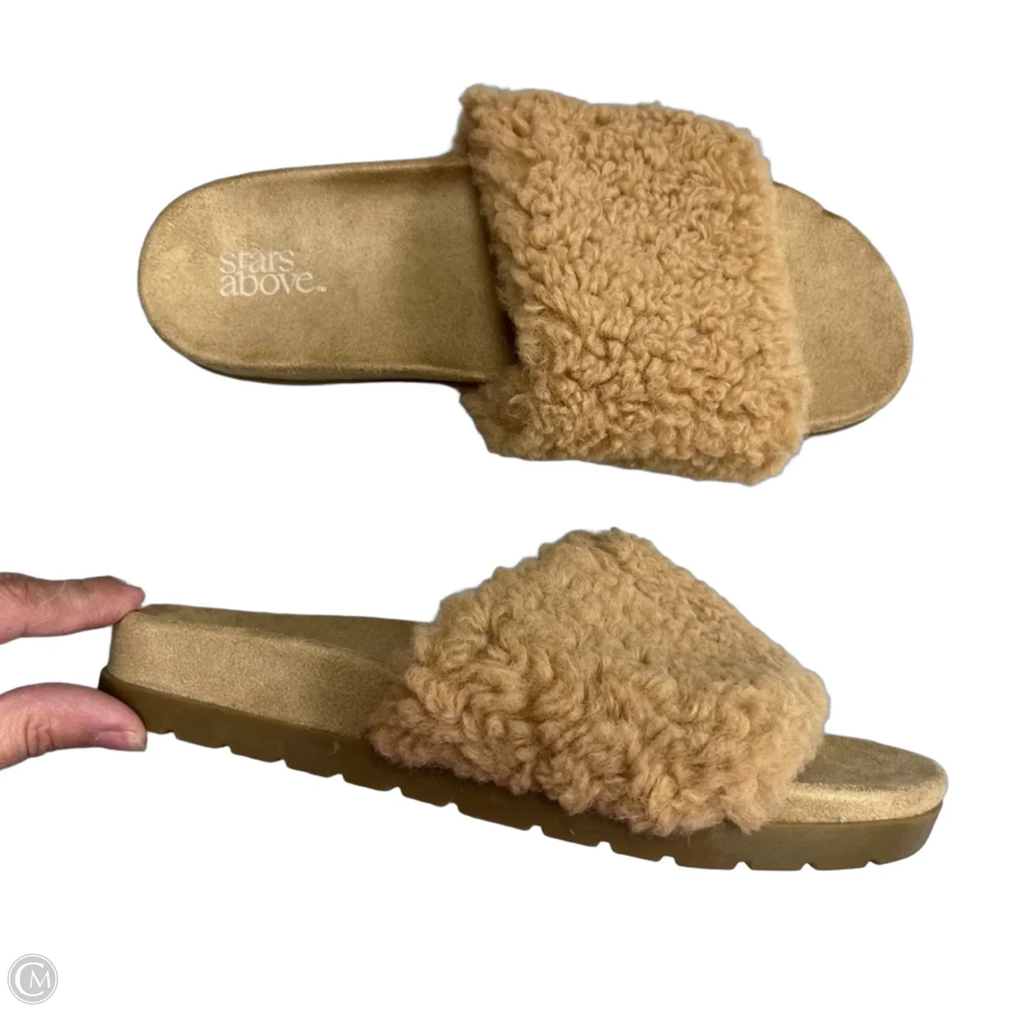 Sandals Flats By Stars Above In Brown, Size: 6