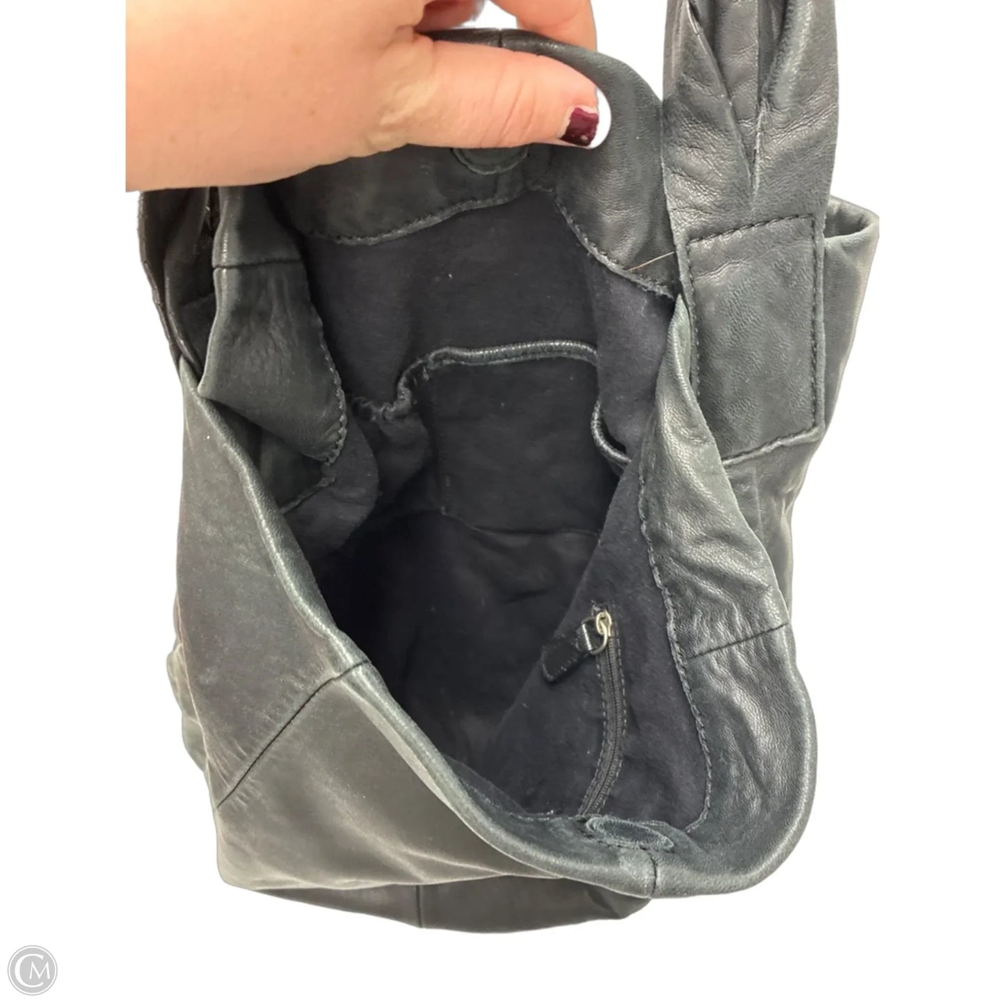 Handbag Leather By J. Jill, Size: Medium