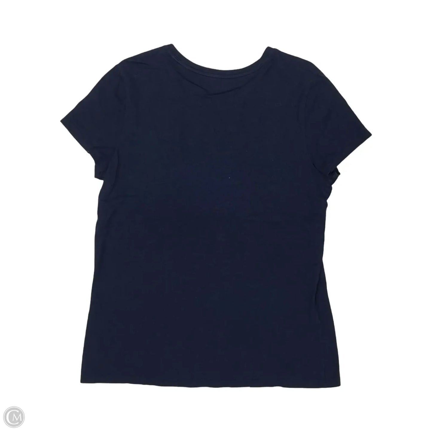 Top Short Sleeve By Gap In Navy, Size: Xl