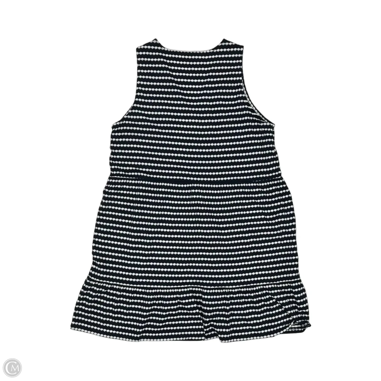 Dress Casual Short By Loft In Blue & Cream, Size: Xl