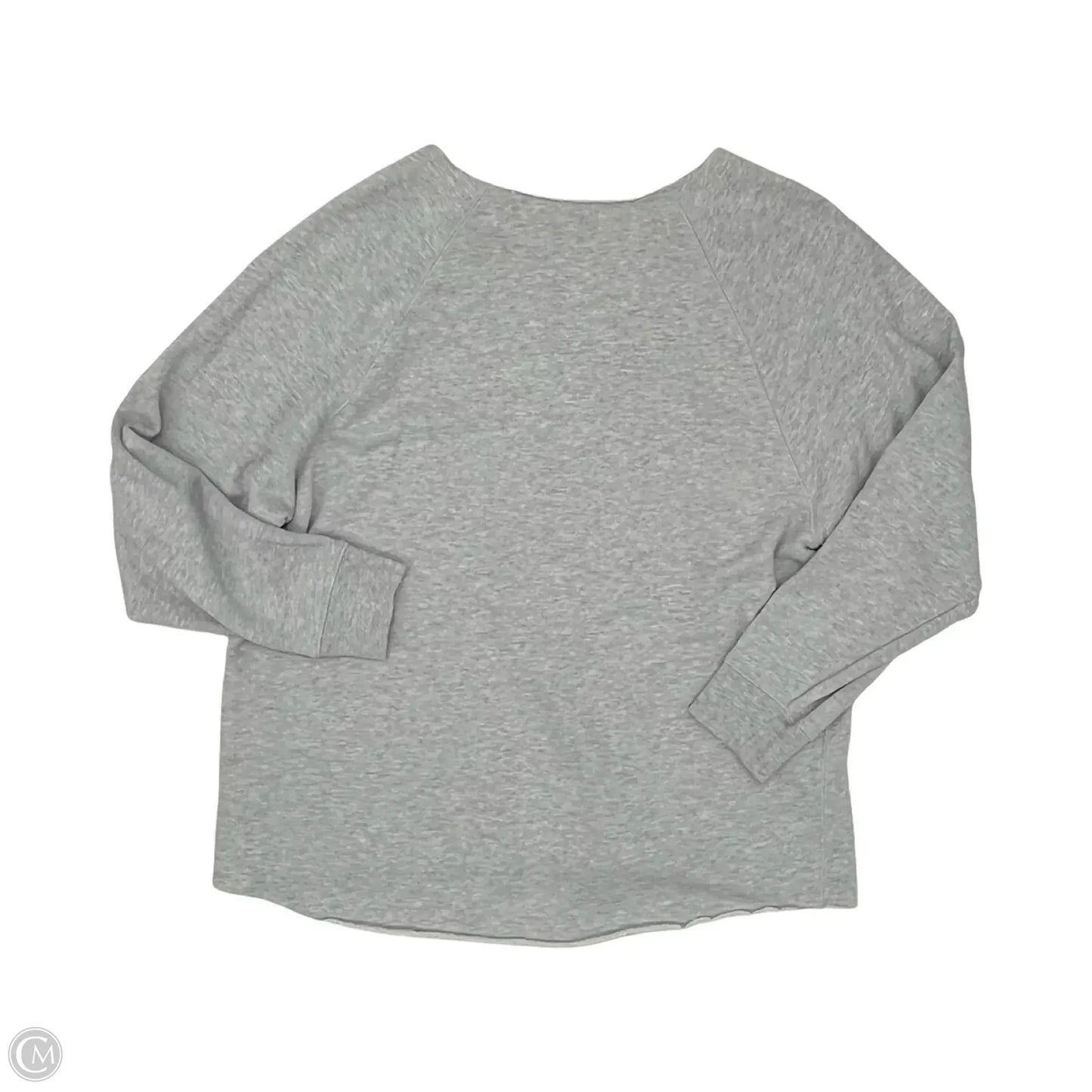 Sweatshirt Crewneck By Aerie In Grey, Size: L