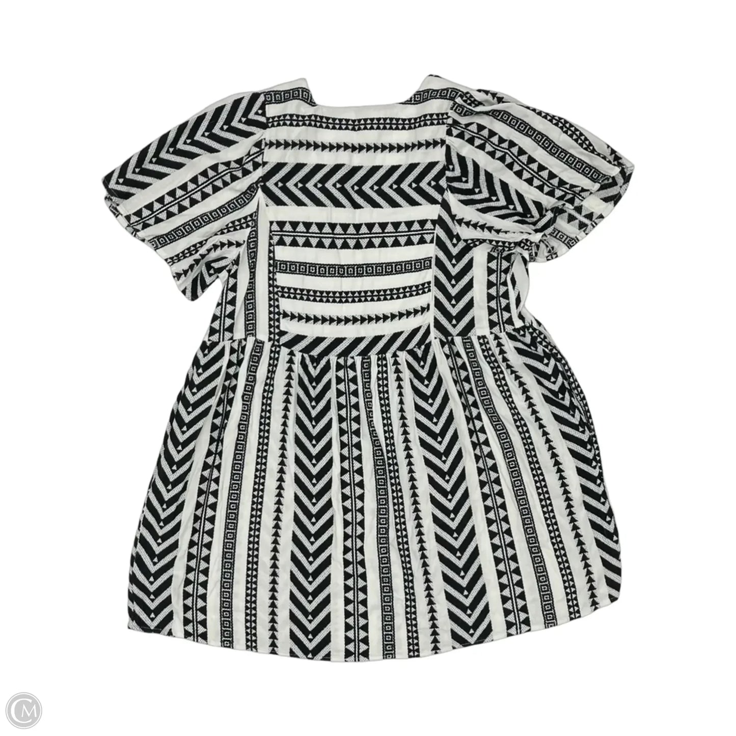 Dress Casual Short By Old Navy In Black & Cream, Size: Xl