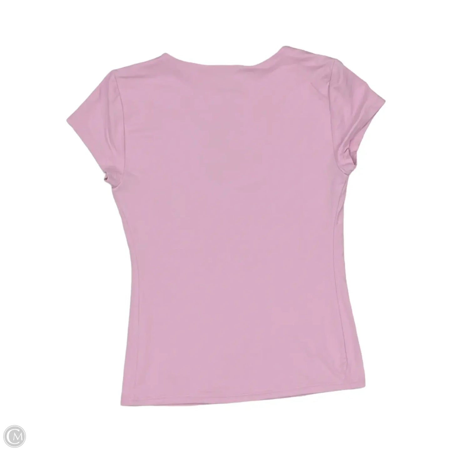 Top Short Sleeve By Scoop In Pink, Size: S
