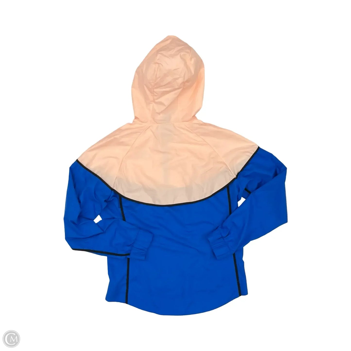 Athletic Jacket By Nike In Blue & Pink, Size: S