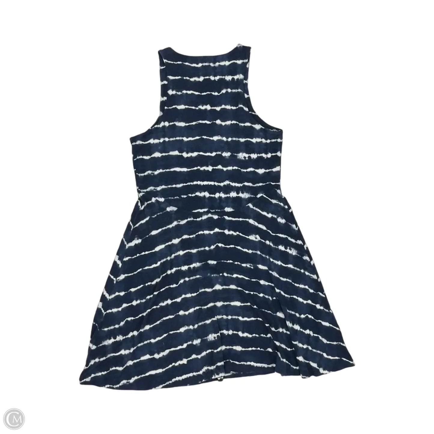 Athletic Dress By Athleta In Blue & Cream, Size: M