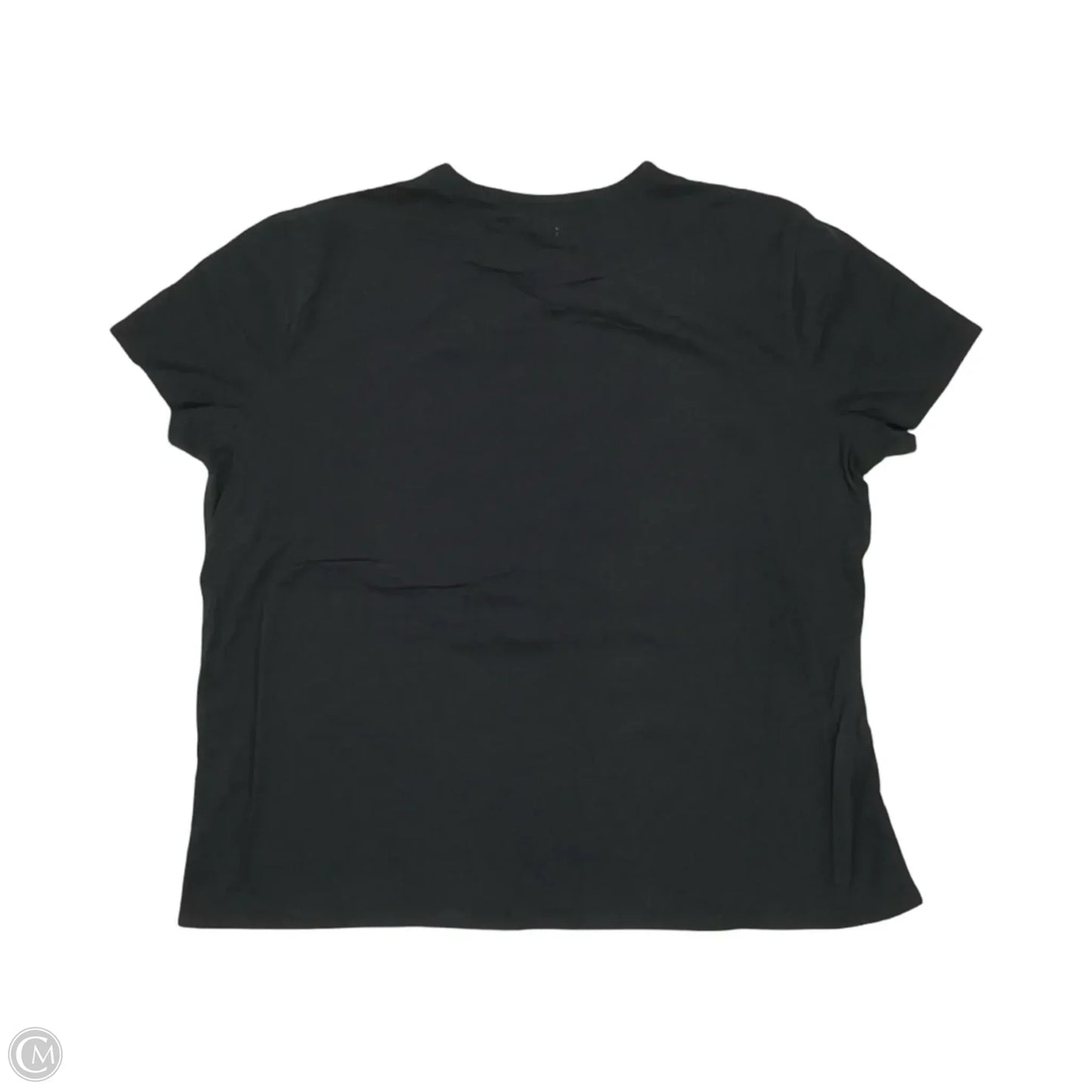 Top Short Sleeve By Maurices In Black, Size: 1x
