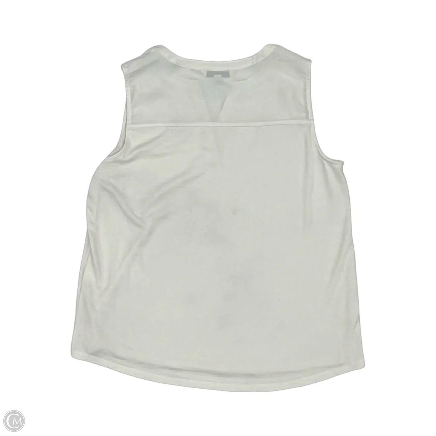 Blouse Sleeveless By 41 Hawthorn In White, Size: Xl