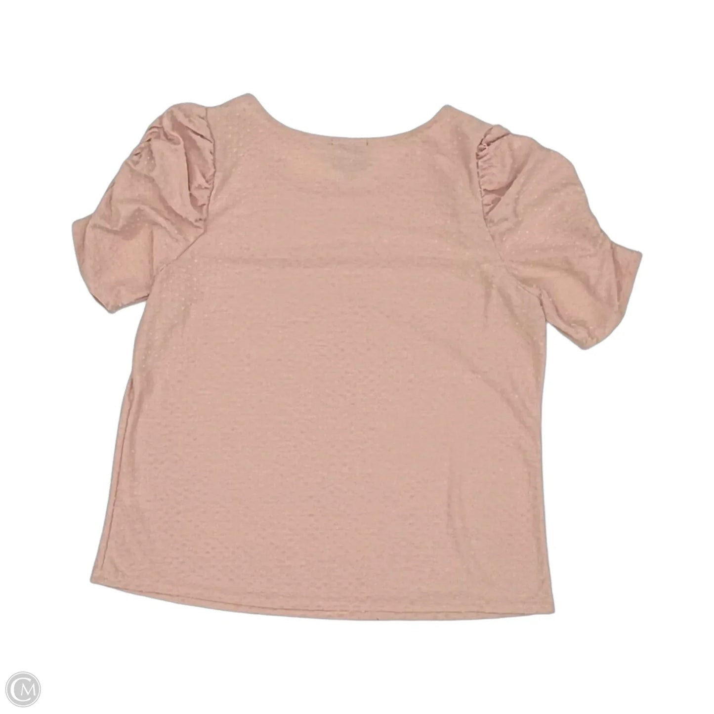 Blouse Short Sleeve By W5 In Pink, Size: Xl