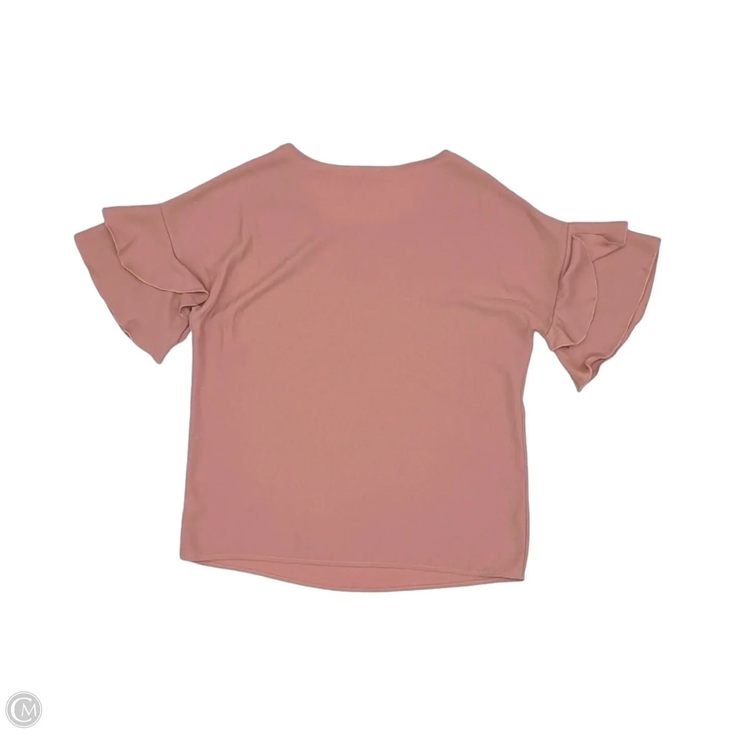 Blouse Short Sleeve By Cmf In Pink, Size: M