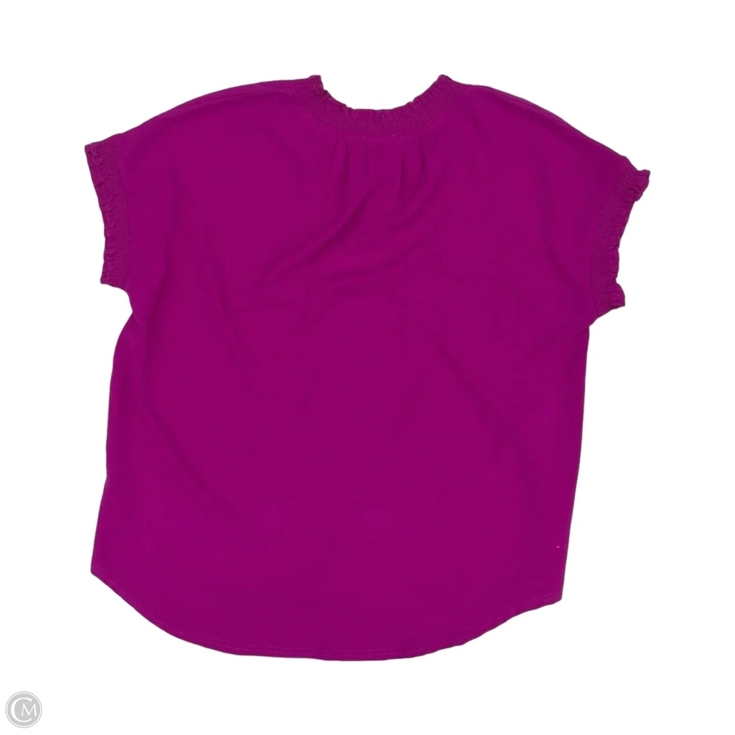 Blouse Short Sleeve By Jodifl In Pink, Size: L