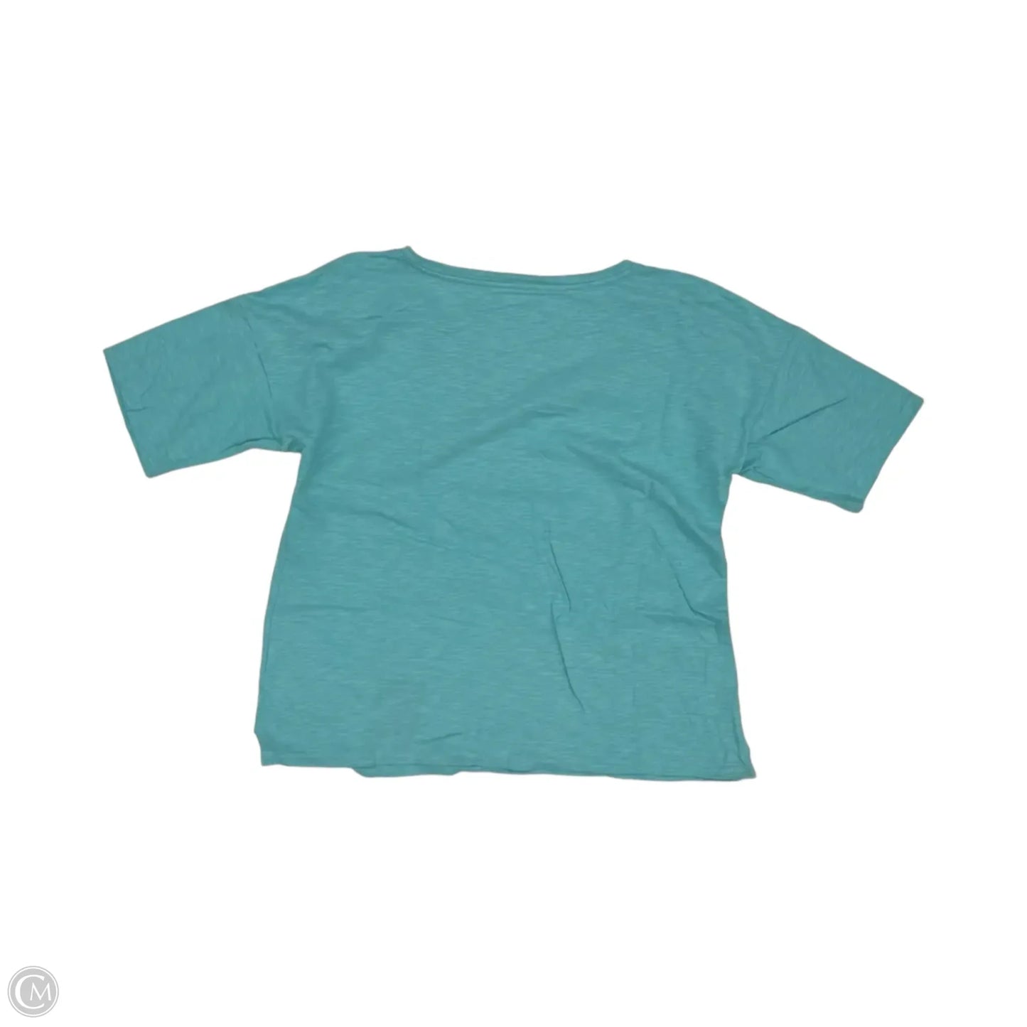 Top Short Sleeve By Talbots In Blue, Size: L
