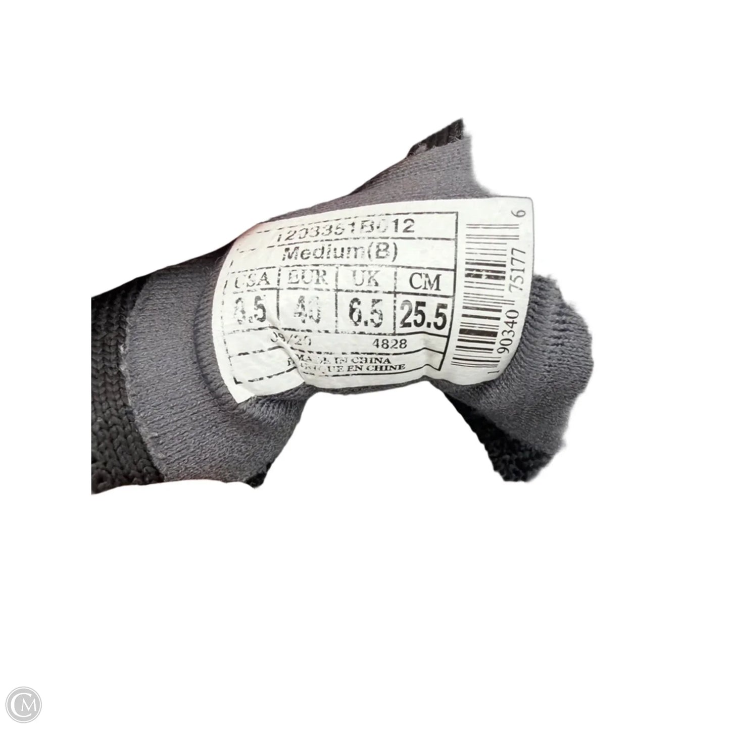 Shoes Athletic By Brooks In Black & Grey, Size: 8.5
