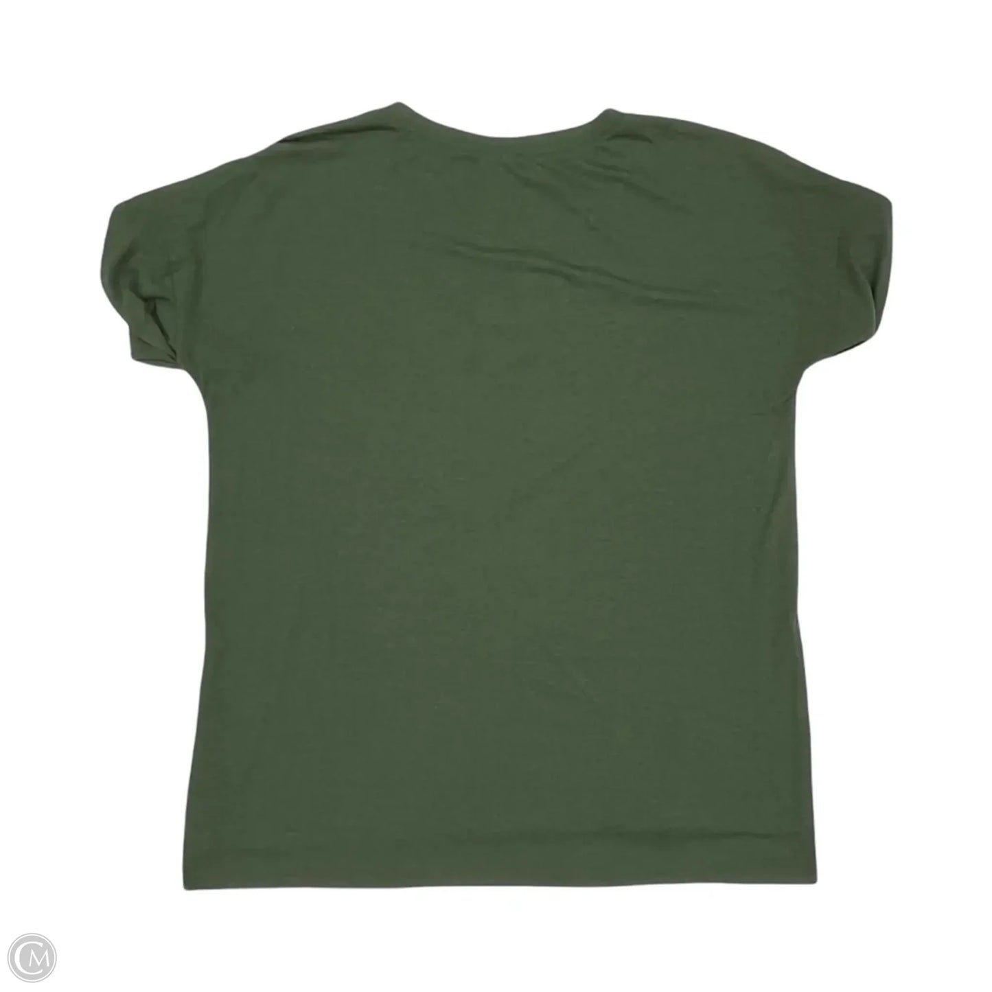 Top Short Sleeve By Zenana In Green, Size: L