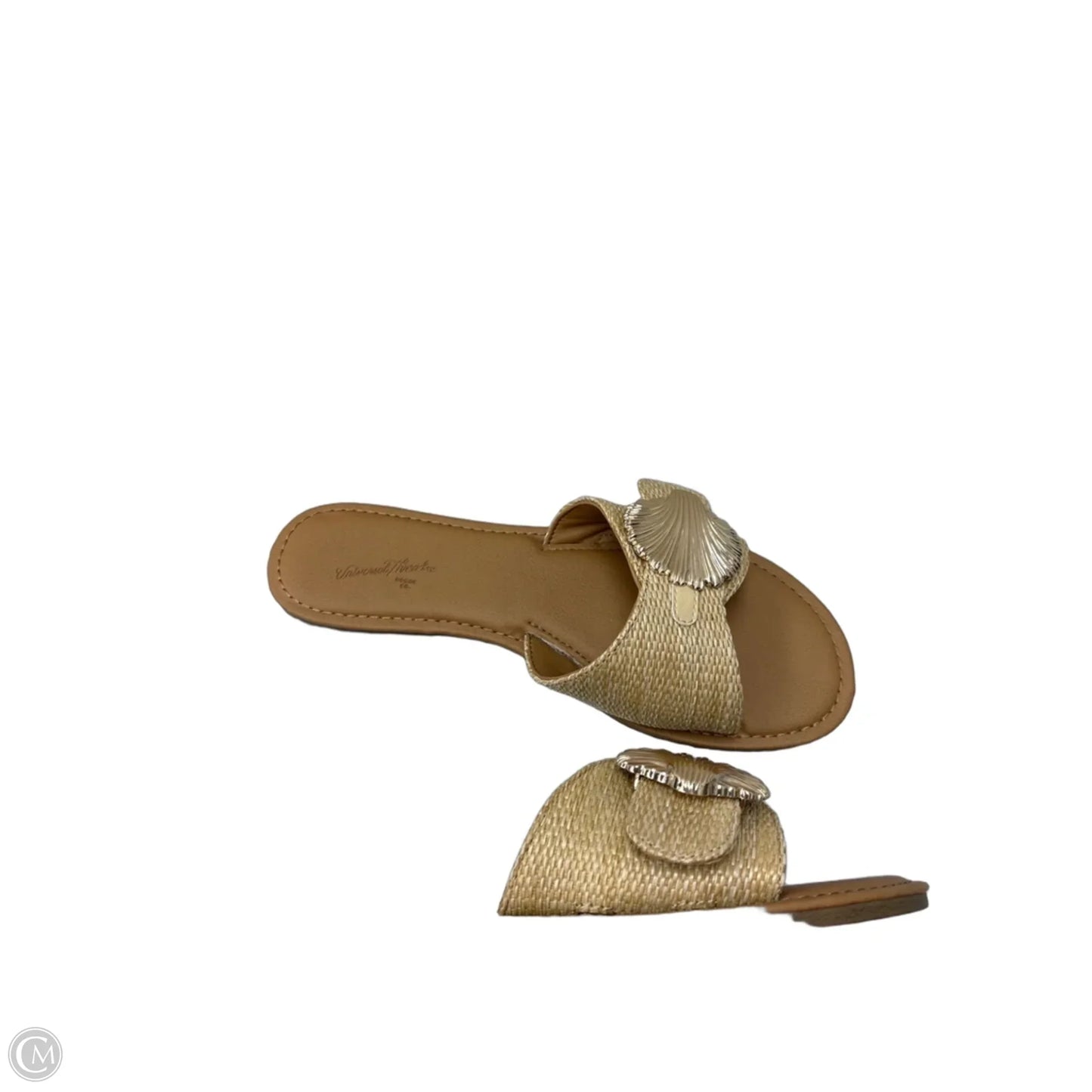 Sandals Flats By Universal Thread In Tan, Size: 7.5