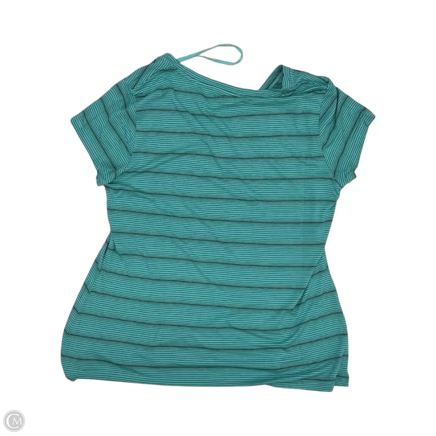 Top Short Sleeve By Apt 9 In Blue, Size: L
