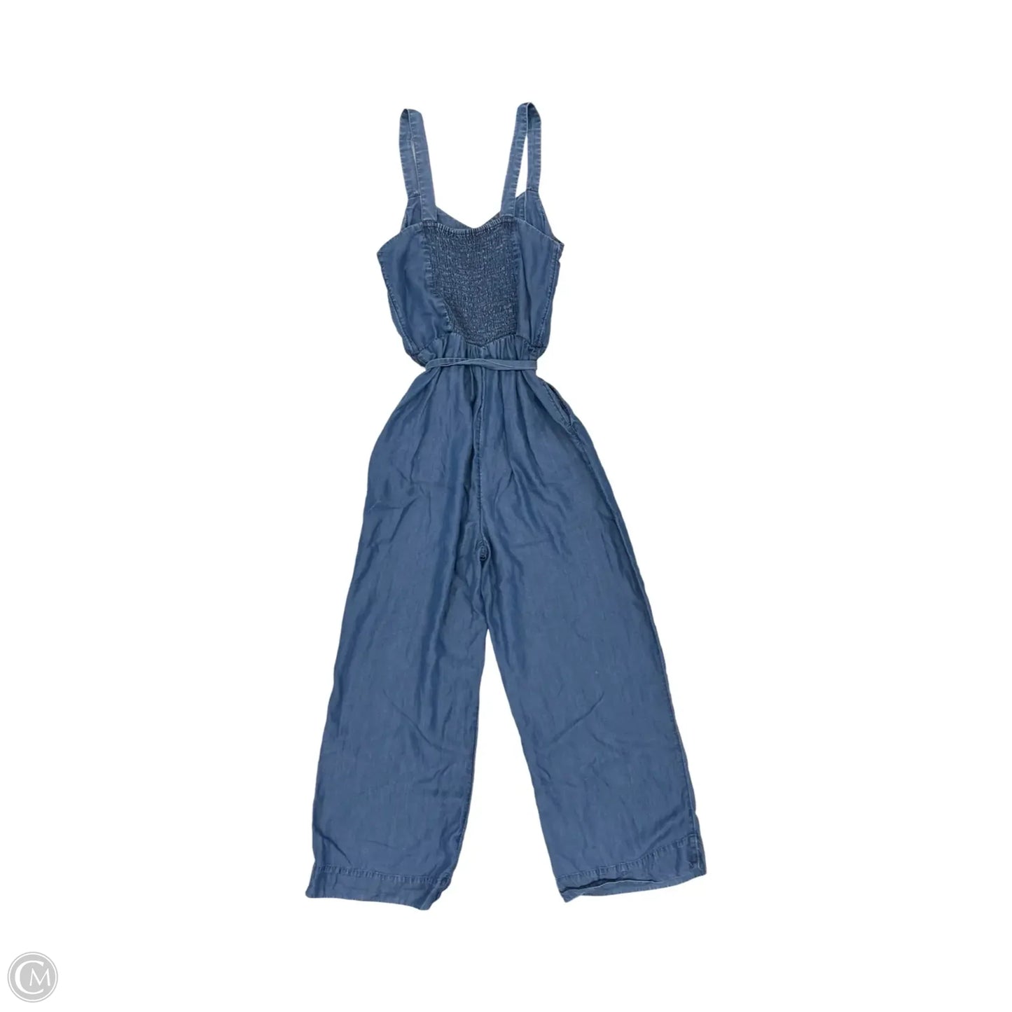 Jumpsuit By Lc Lauren Conrad In Blue Denim, Size: Xs