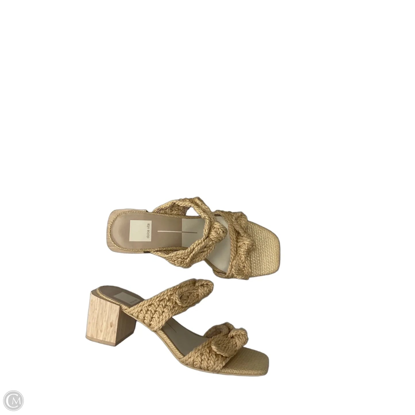 Sandals Heels Block By Dolce Vita In Brown, Size: 8.5