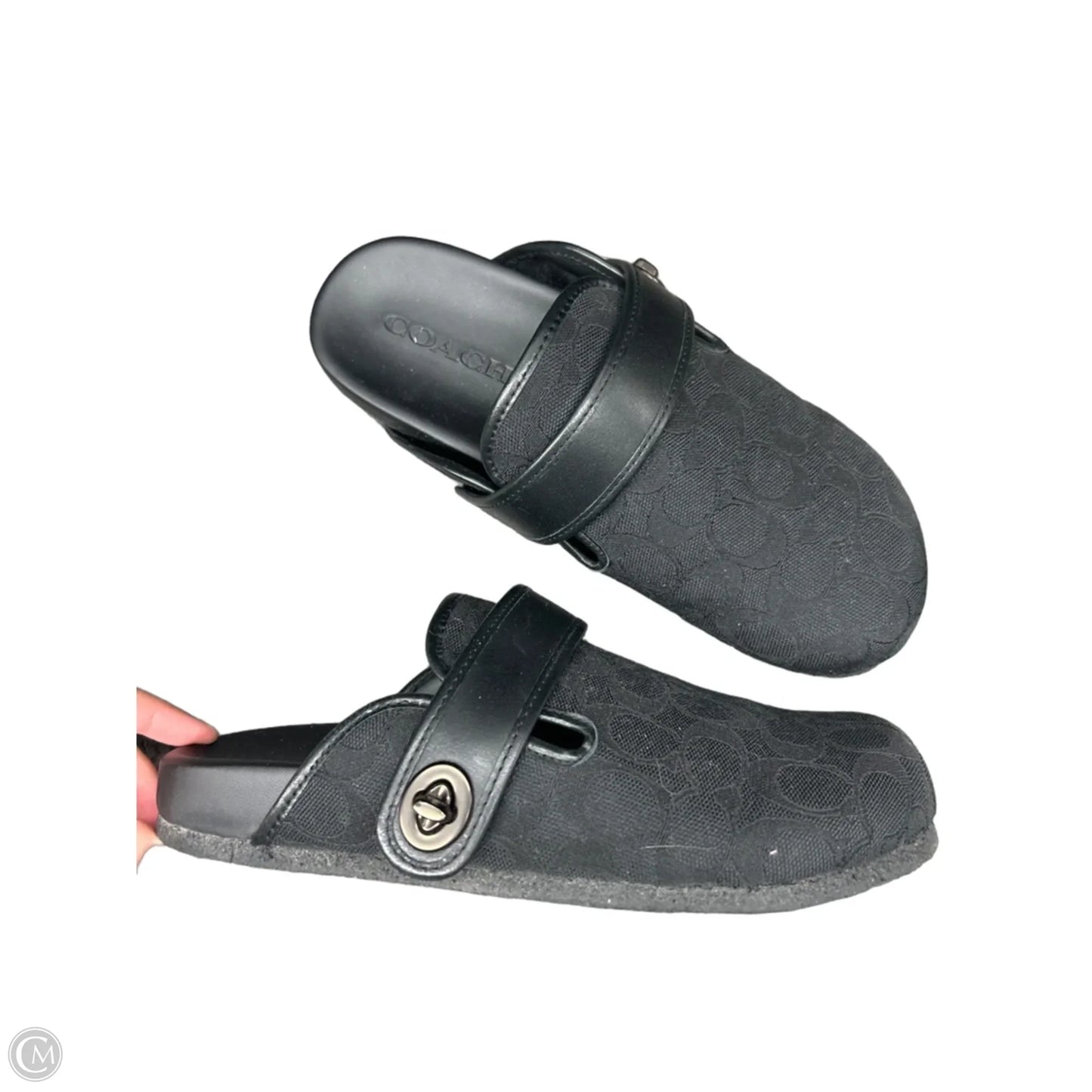 Shoes Designer By Coach In Black, Size: 8