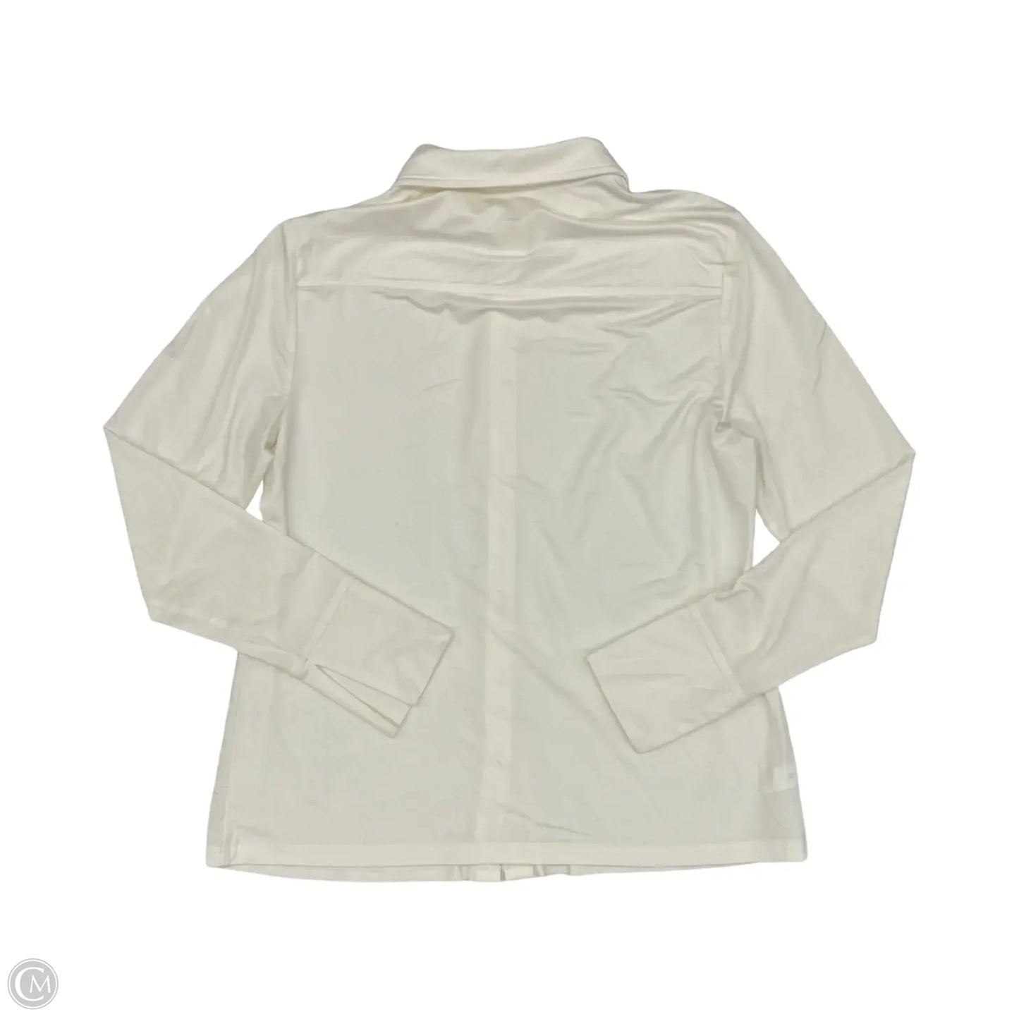 Top Long Sleeve By Loft In Cream, Size: L