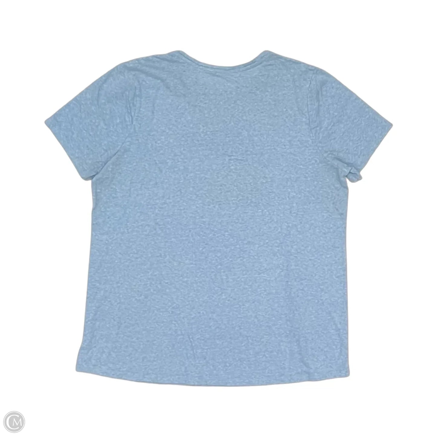 Top Short Sleeve By Lane Bryant In Blue, Size: Xl