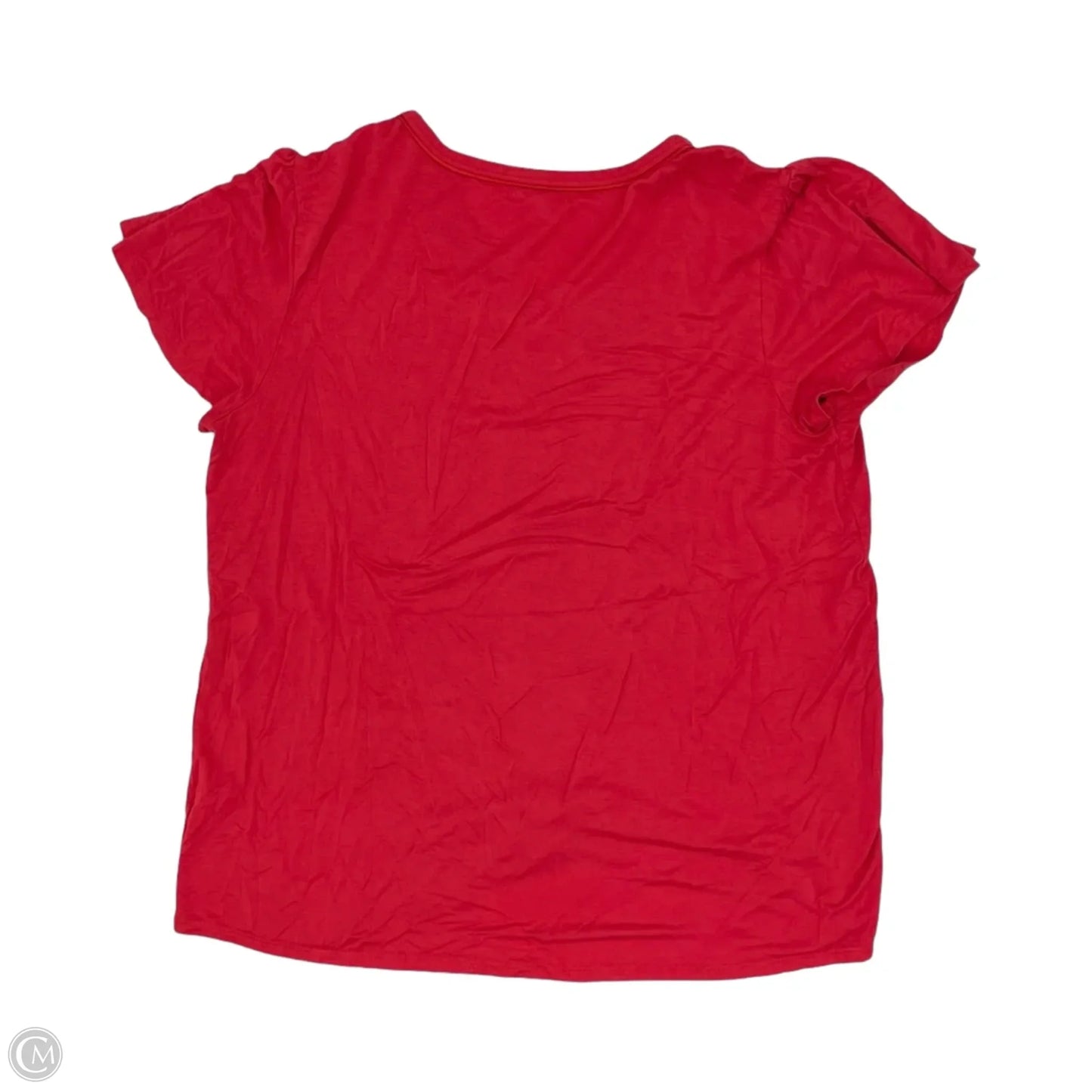 Top Short Sleeve By Maurices In Red, Size: Xxl