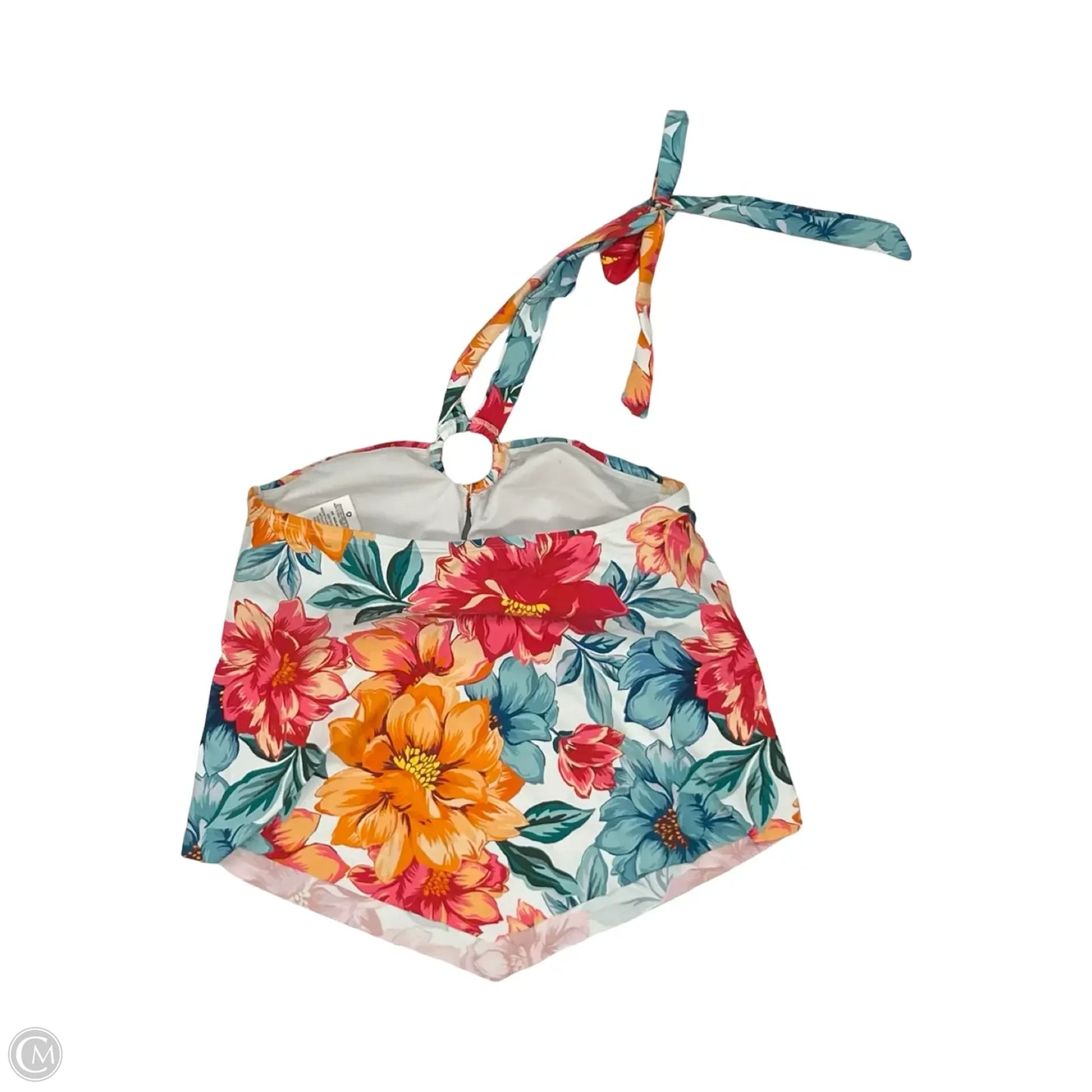 Swimsuit Top By Time And Tru In Floral Print, Size: S