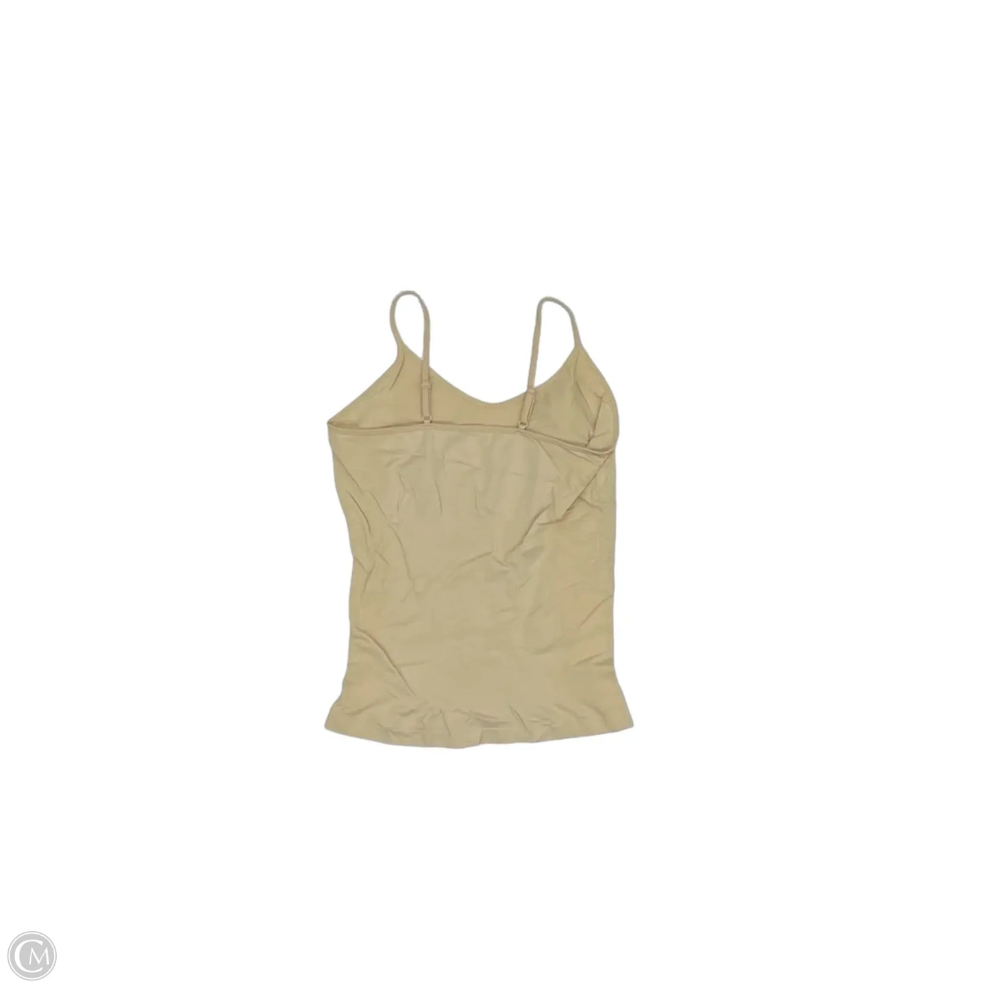 Tank Top By One Step Up In Tan, Size: 2x