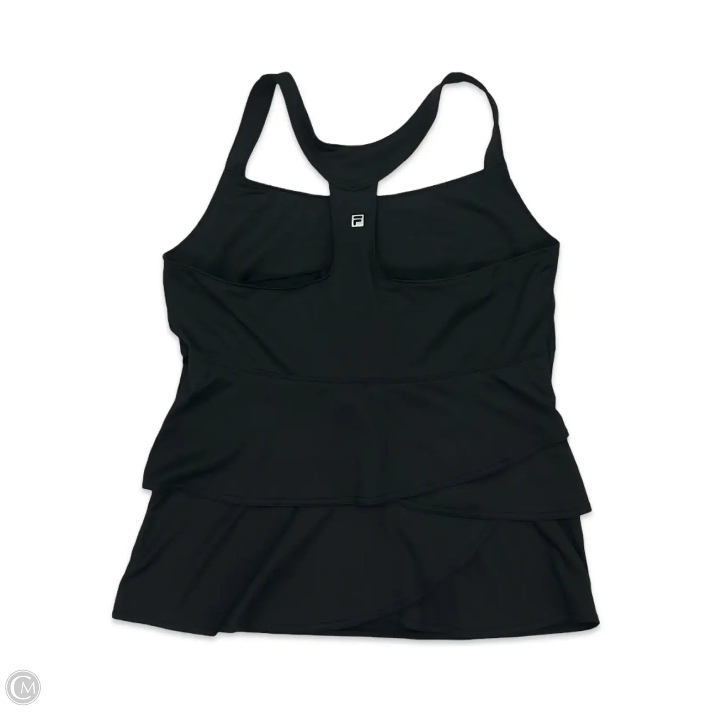 Athletic Tank Top By Fila In Black, Size: L