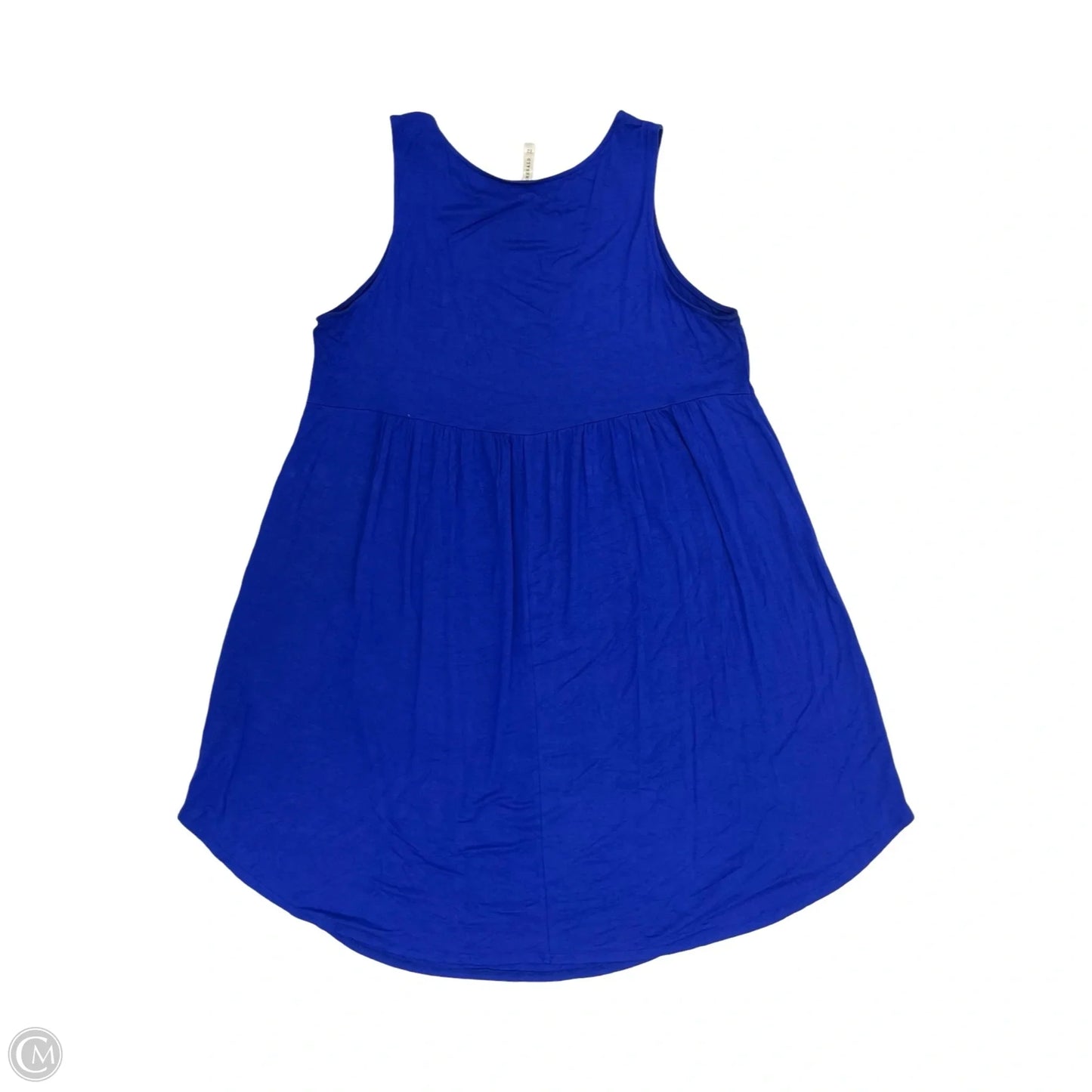 Dress Casual Midi By Emerald In Blue, Size: 3x