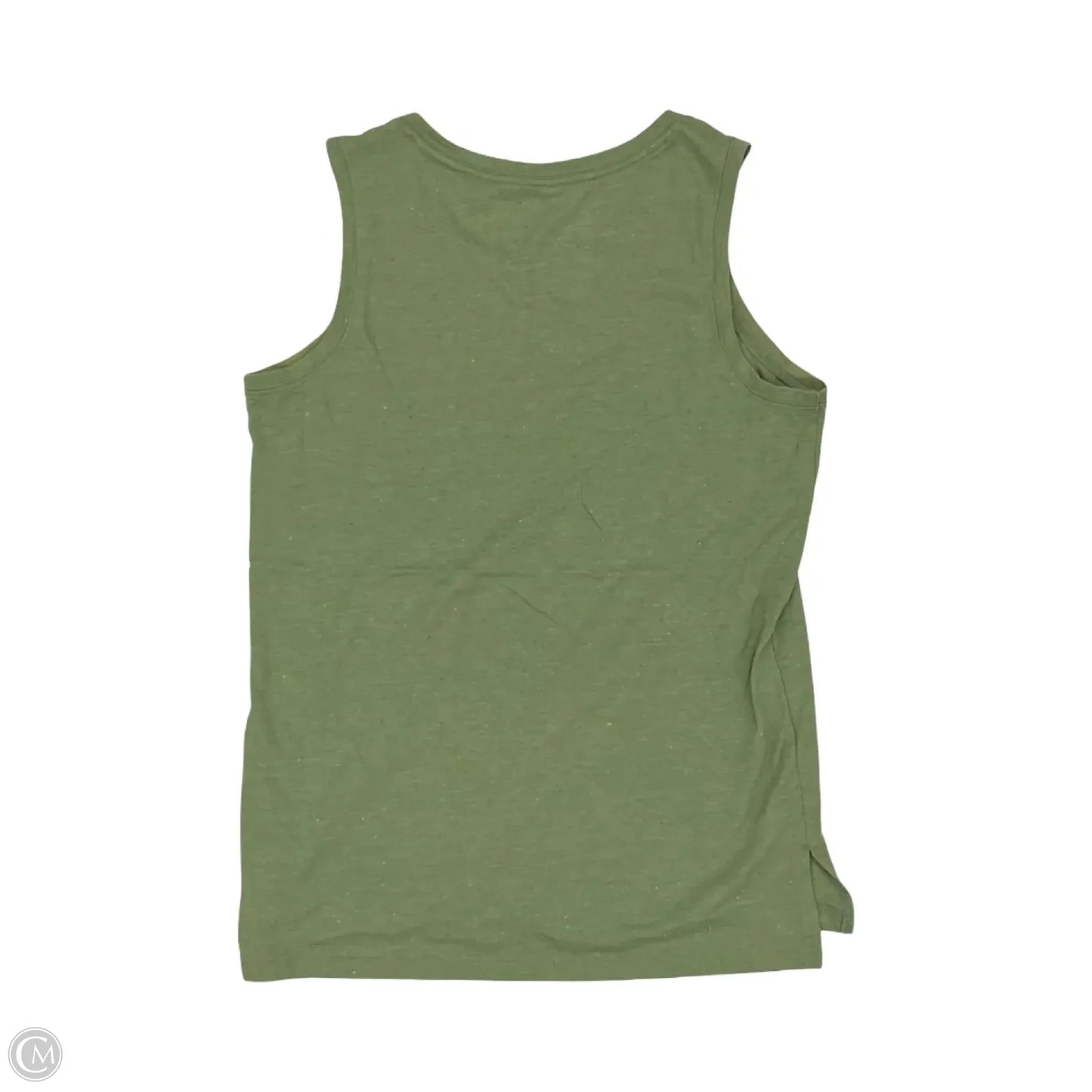 Top Sleeveless By Time And Tru In Green, Size: S