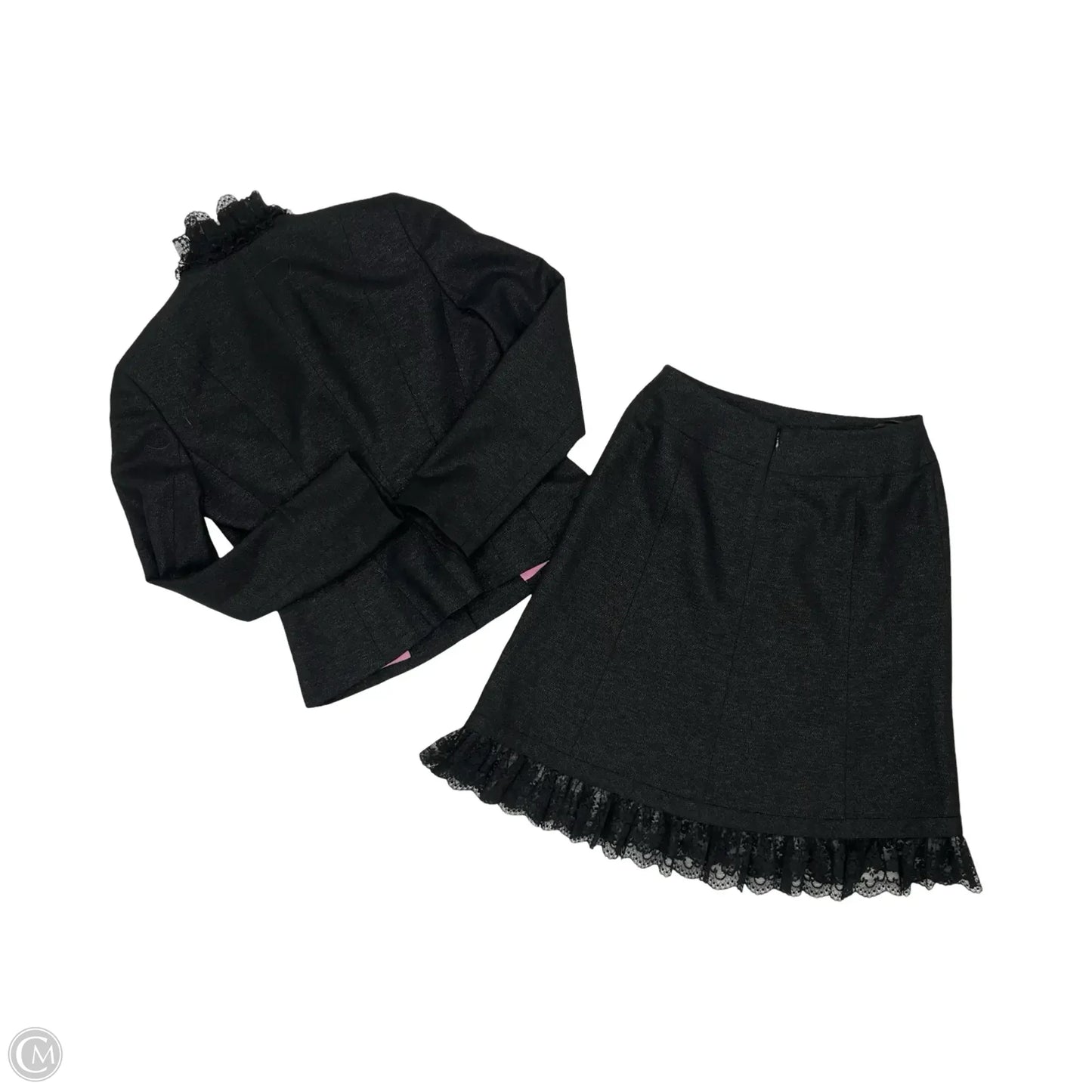 Skirt Set 2pc By Clothes Mentor In Black, Size: 4