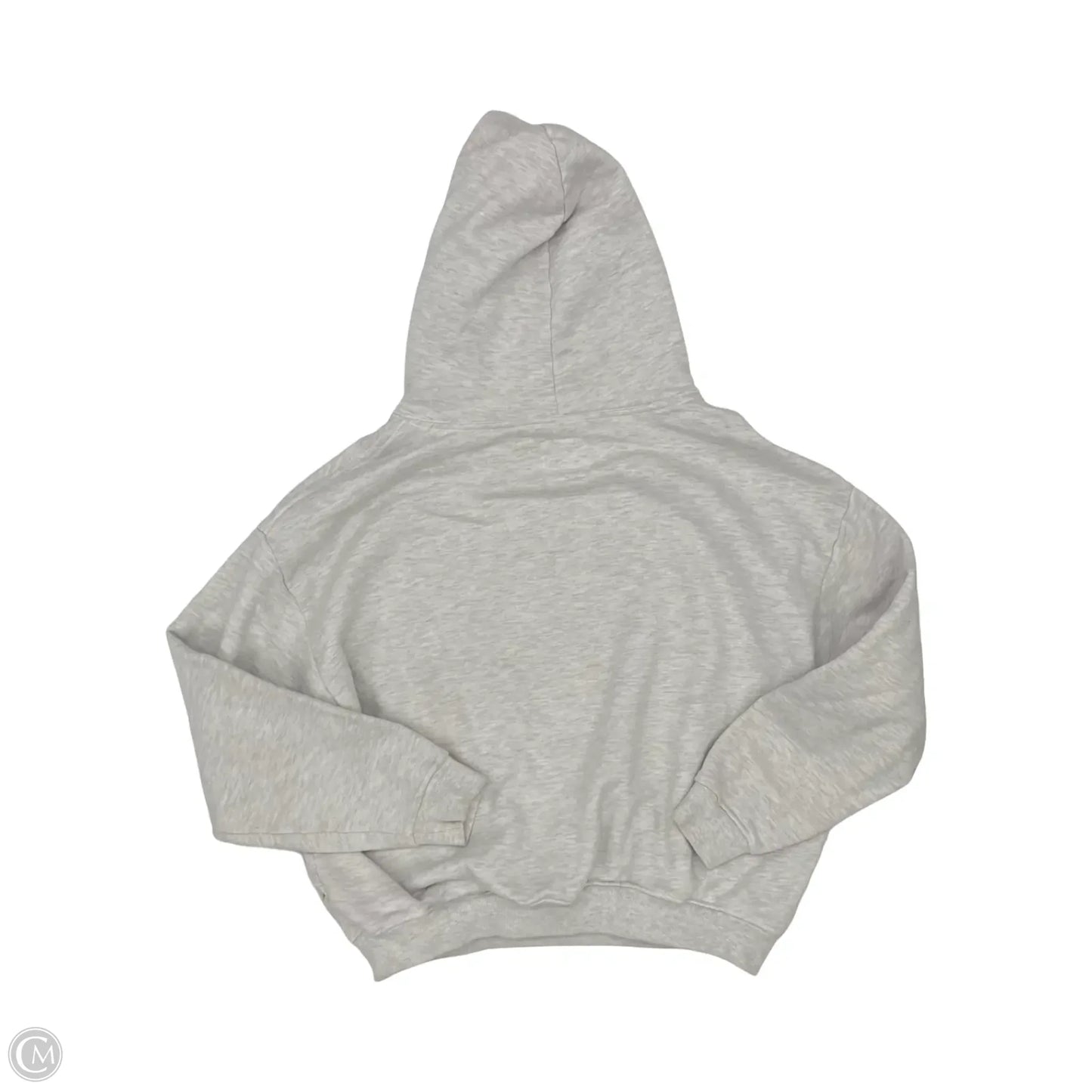 Sweatshirt Hoodie By Clothes Mentor In Grey, Size: L