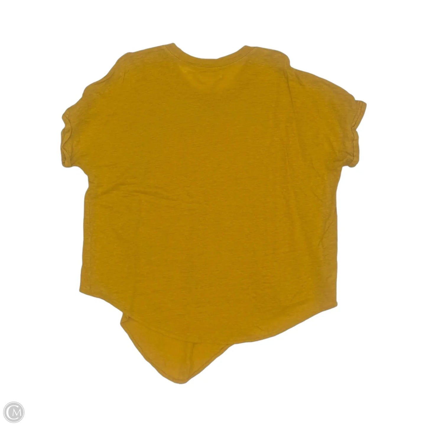 Top Short Sleeve By Lou And Grey In Yellow, Size: L