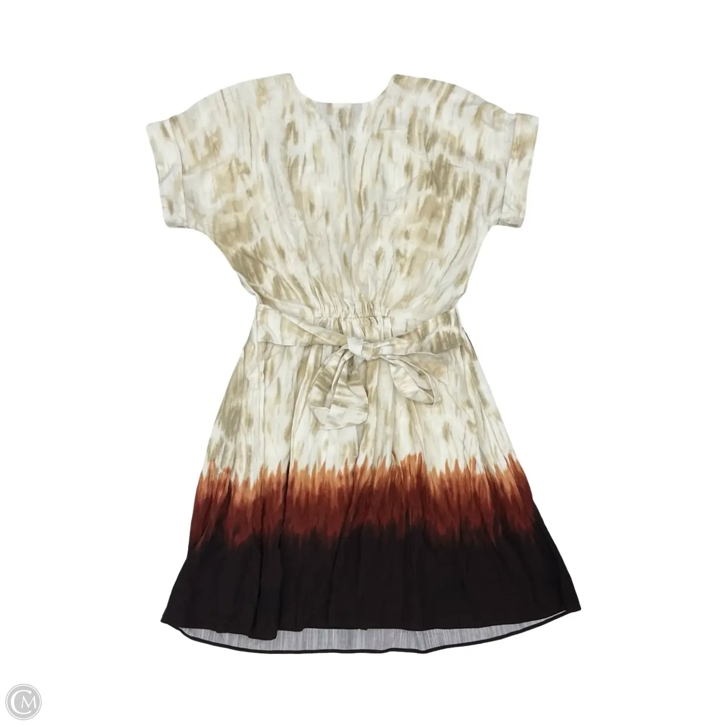 Dress Party Midi By Simply Vera In Tan, Size: S