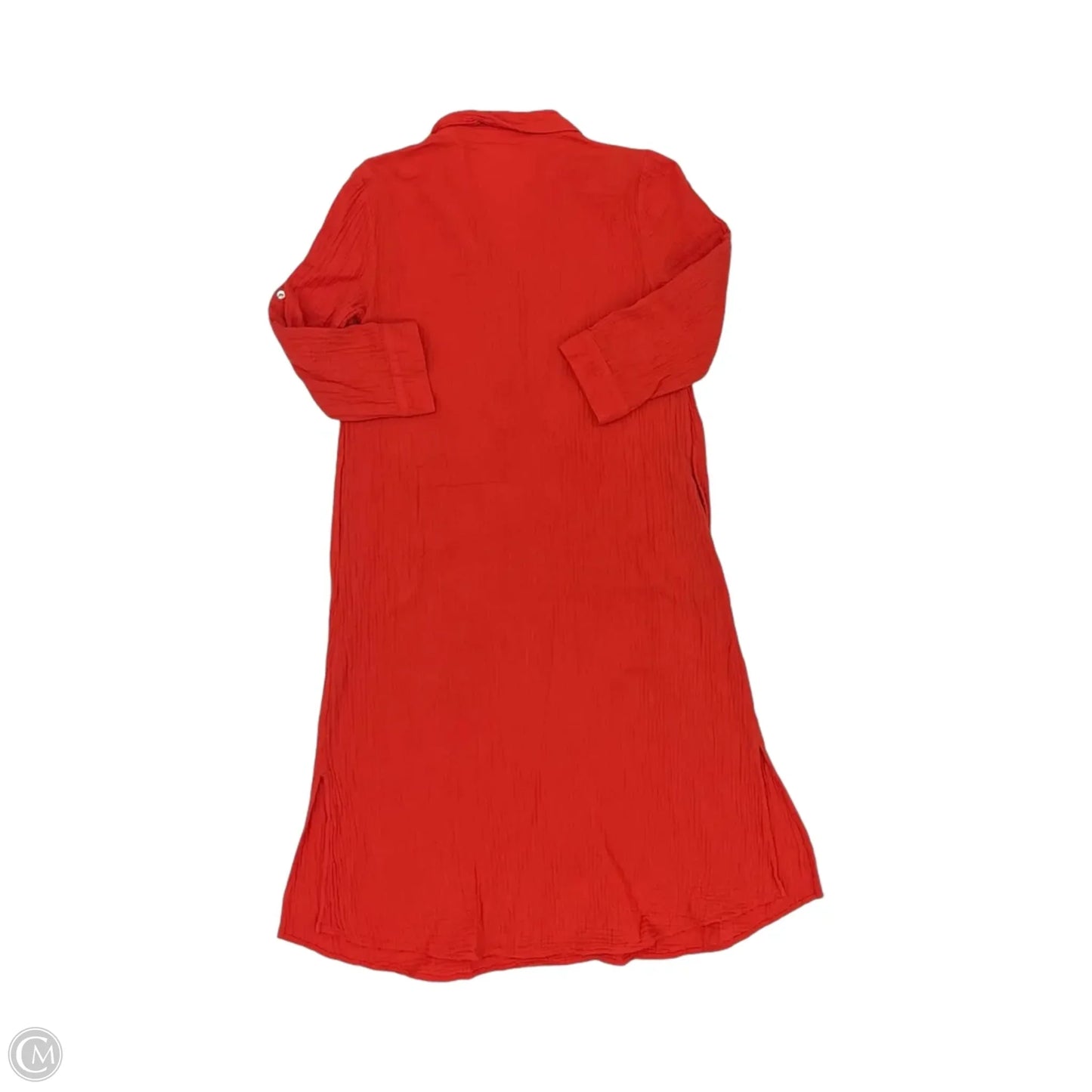 Dress Casual Midi By J. Jill In Orange, Size: Xsp