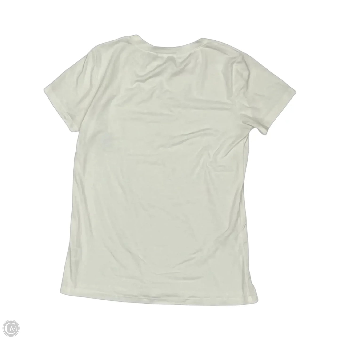 Top Short Sleeve By Clothes Mentor In White, Size: S