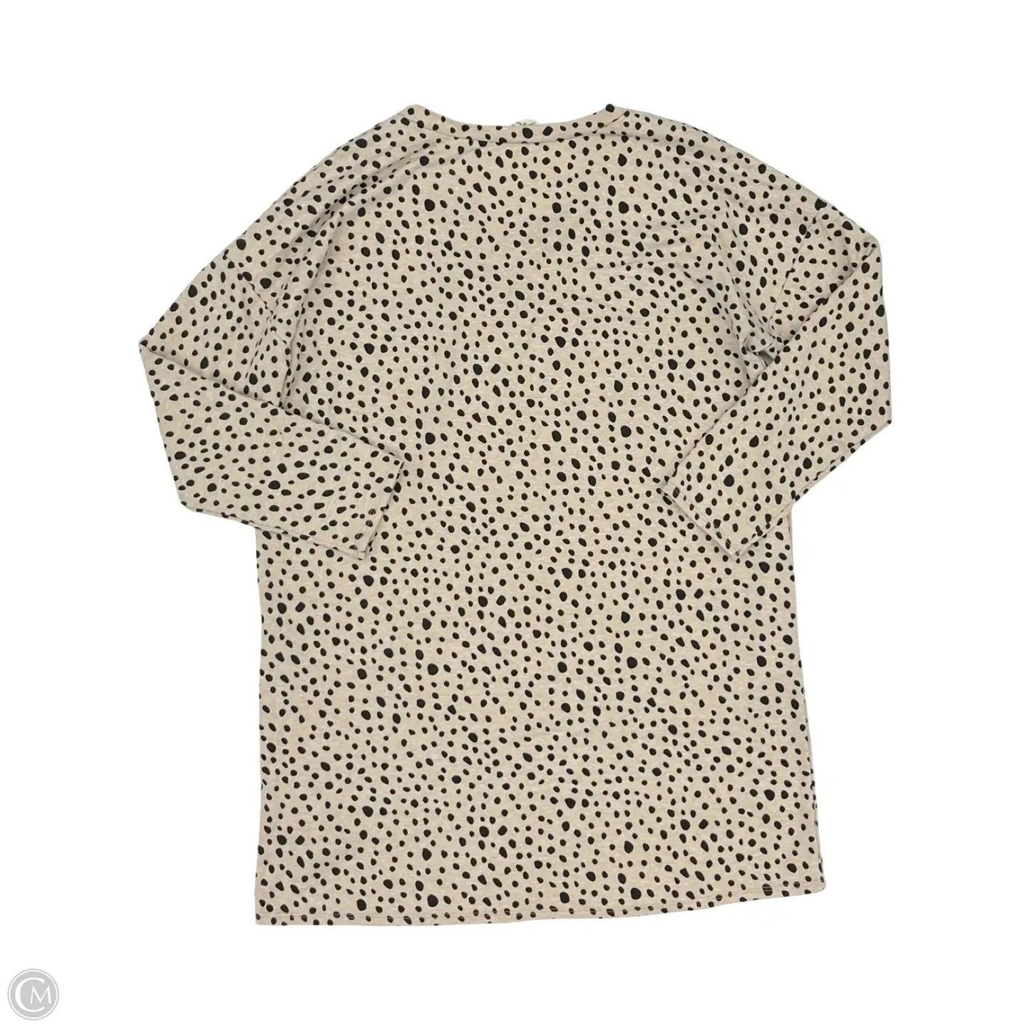 Tunic Long Sleeve By Beeson River In Leopard Print, Size: Xl
