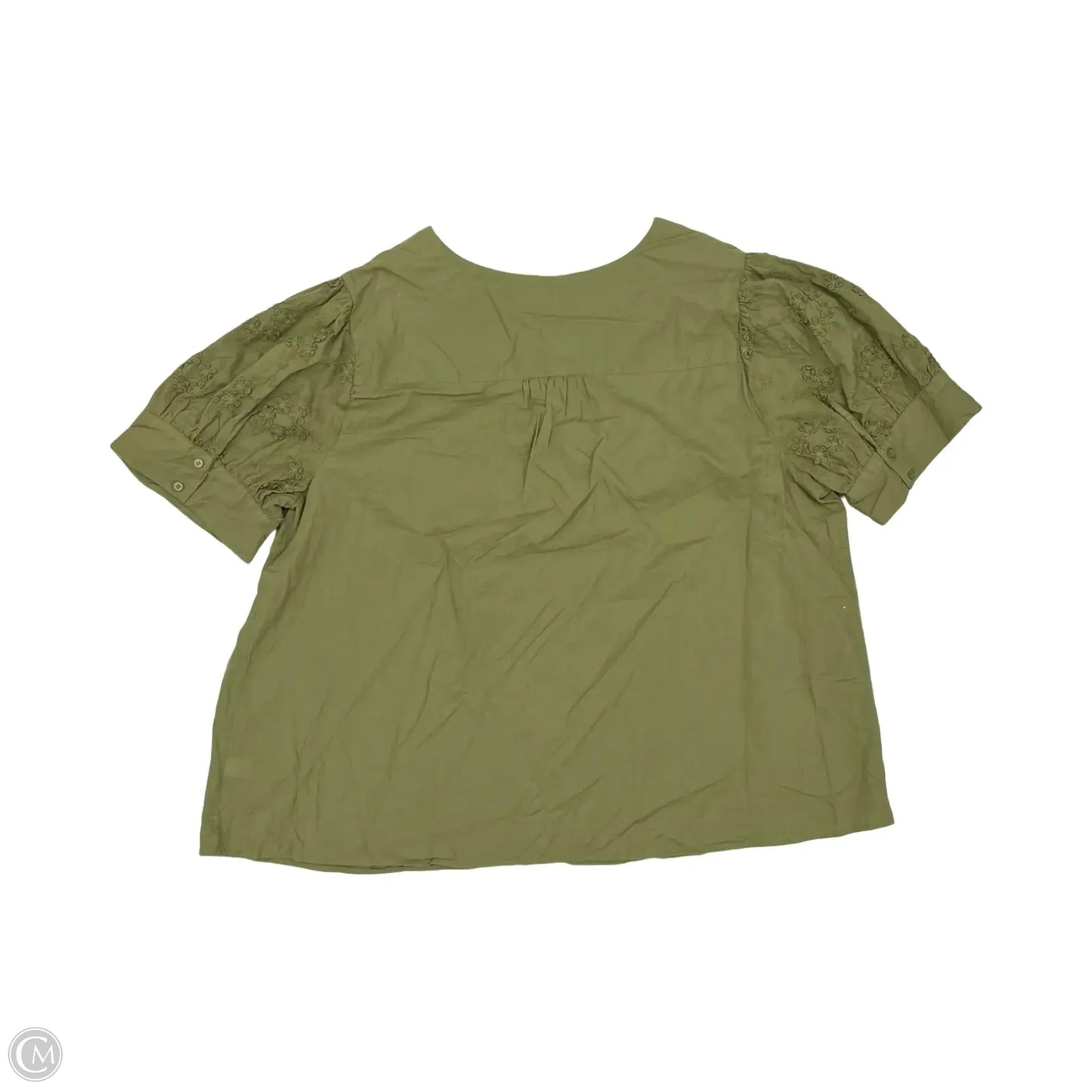 Top Short Sleeve By Lane Bryant In Green, Size: 2x