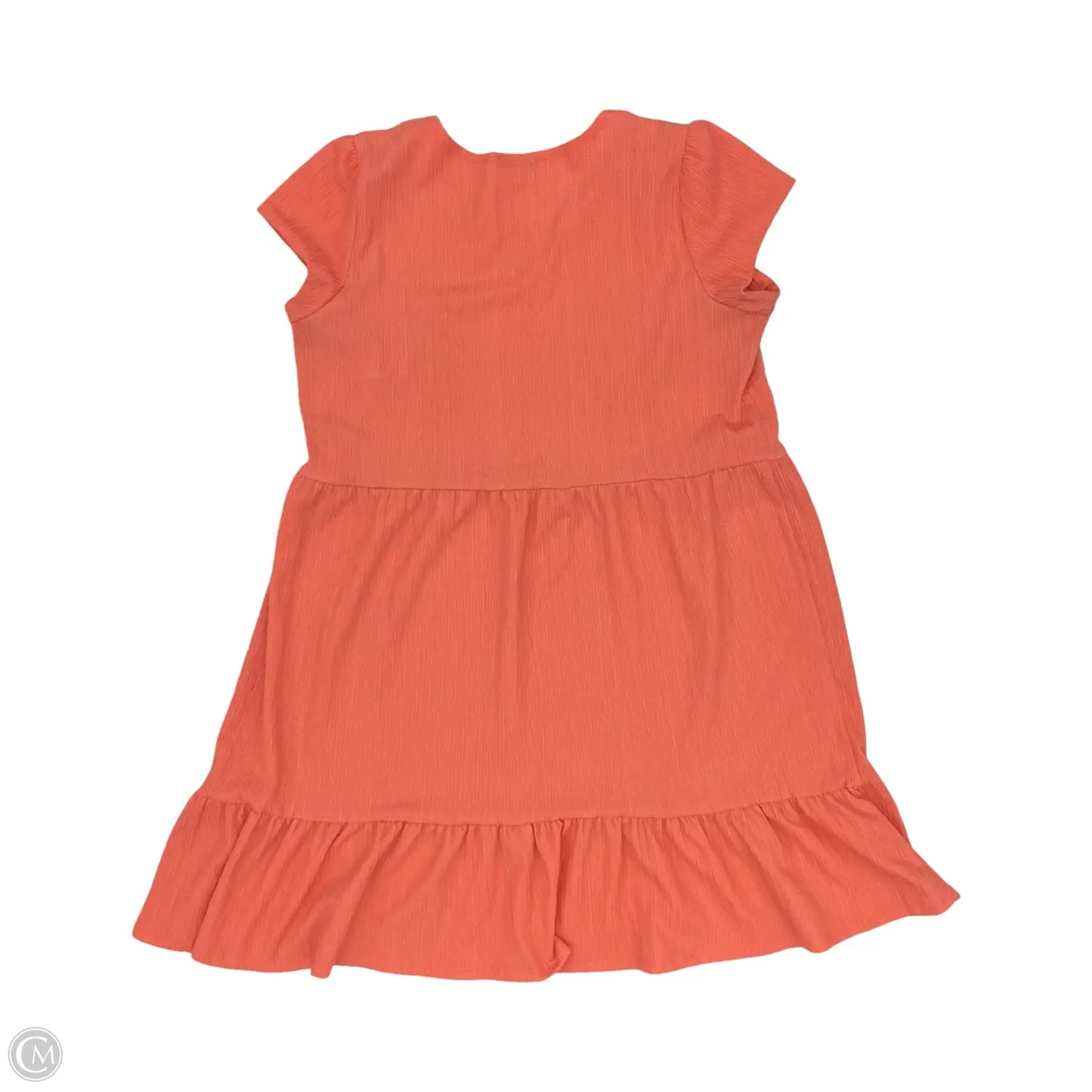 Dress Casual Short By Sandra Darren In Pink, Size: Xl