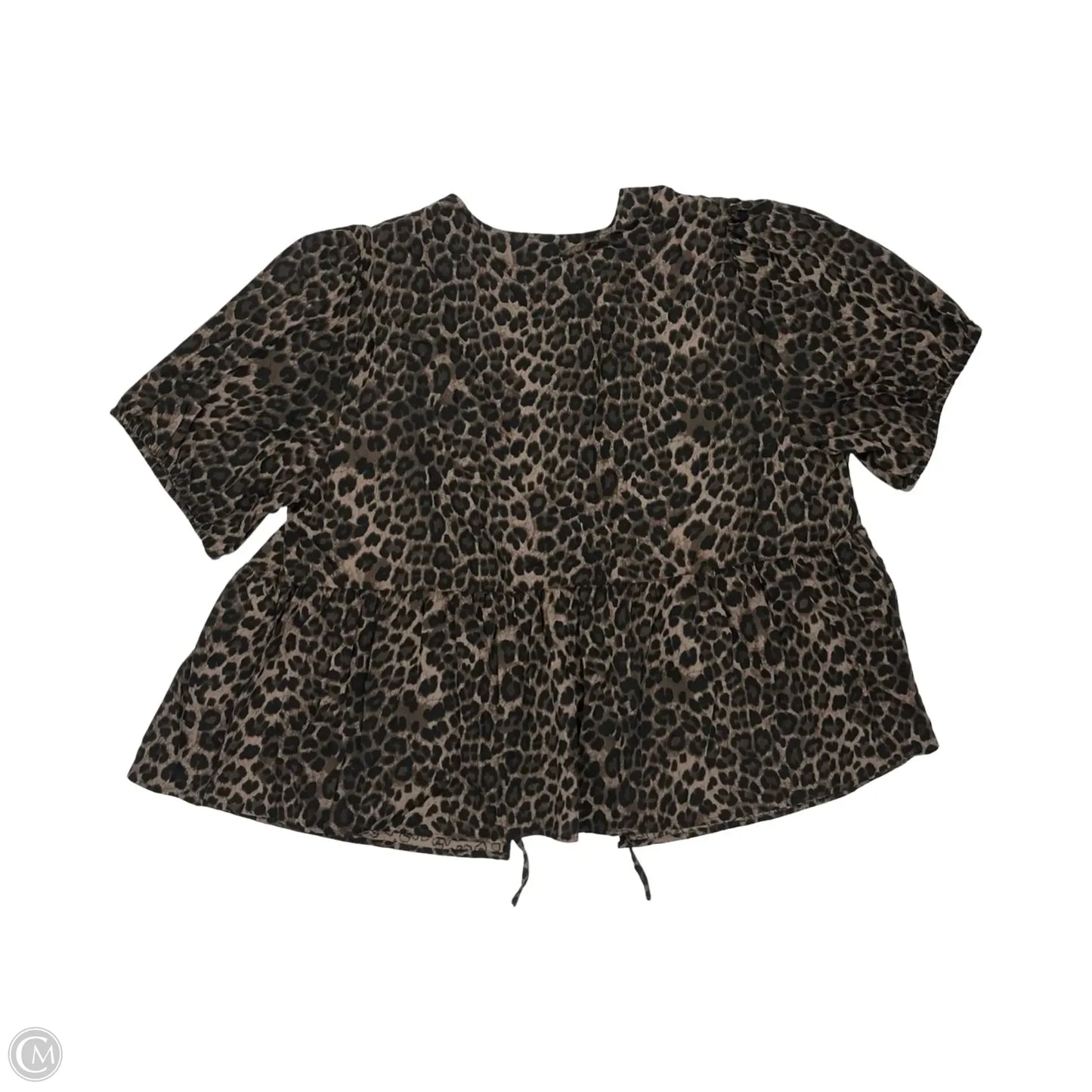 Top Short Sleeve By Torrid In Leopard Print, Size: 3x