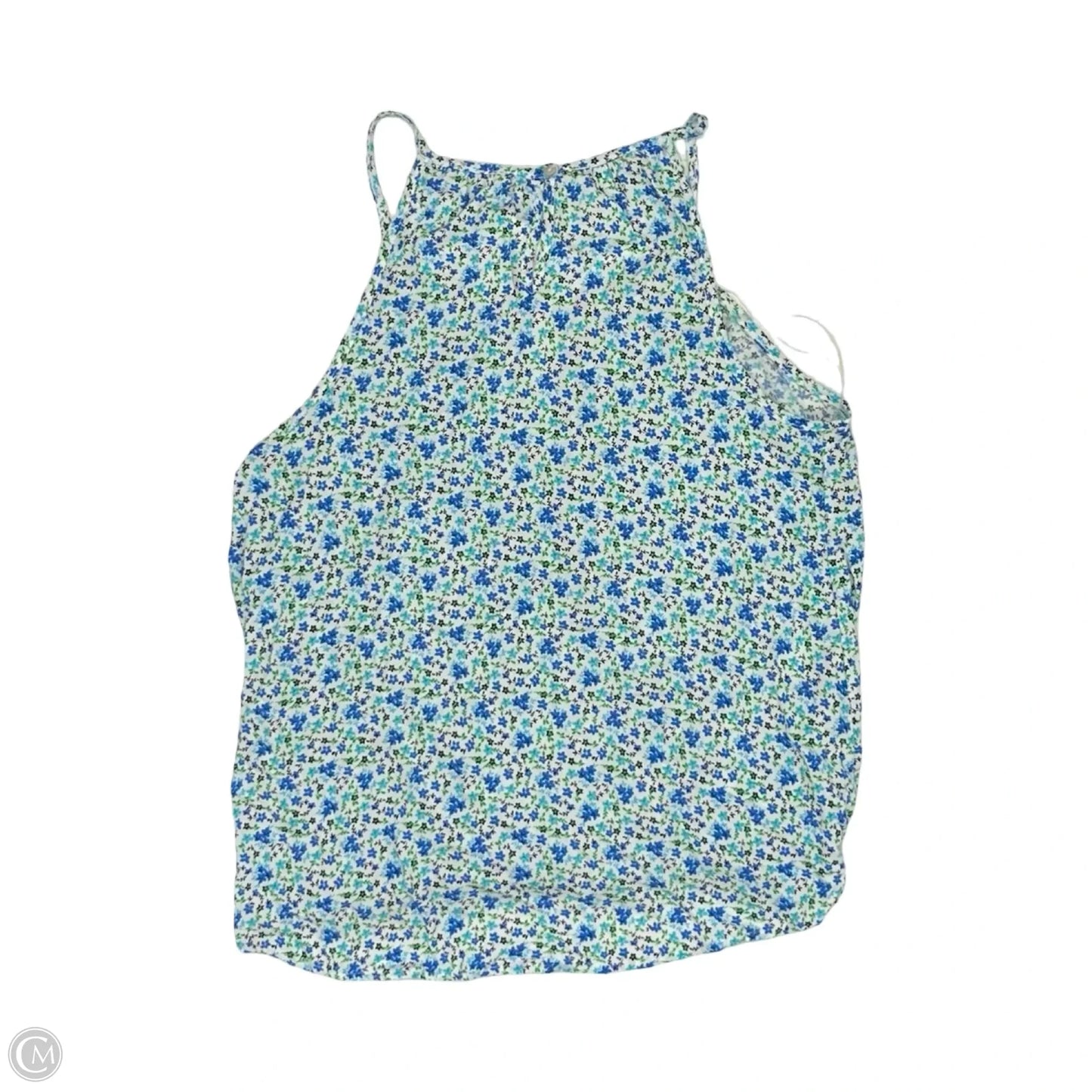 Blouse Sleeveless By Mi Ami In Blue, Size: M