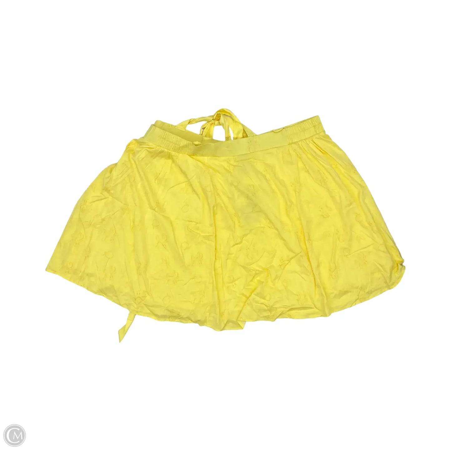 Skirt Mini & Short By Torrid In Yellow, Size: 4x