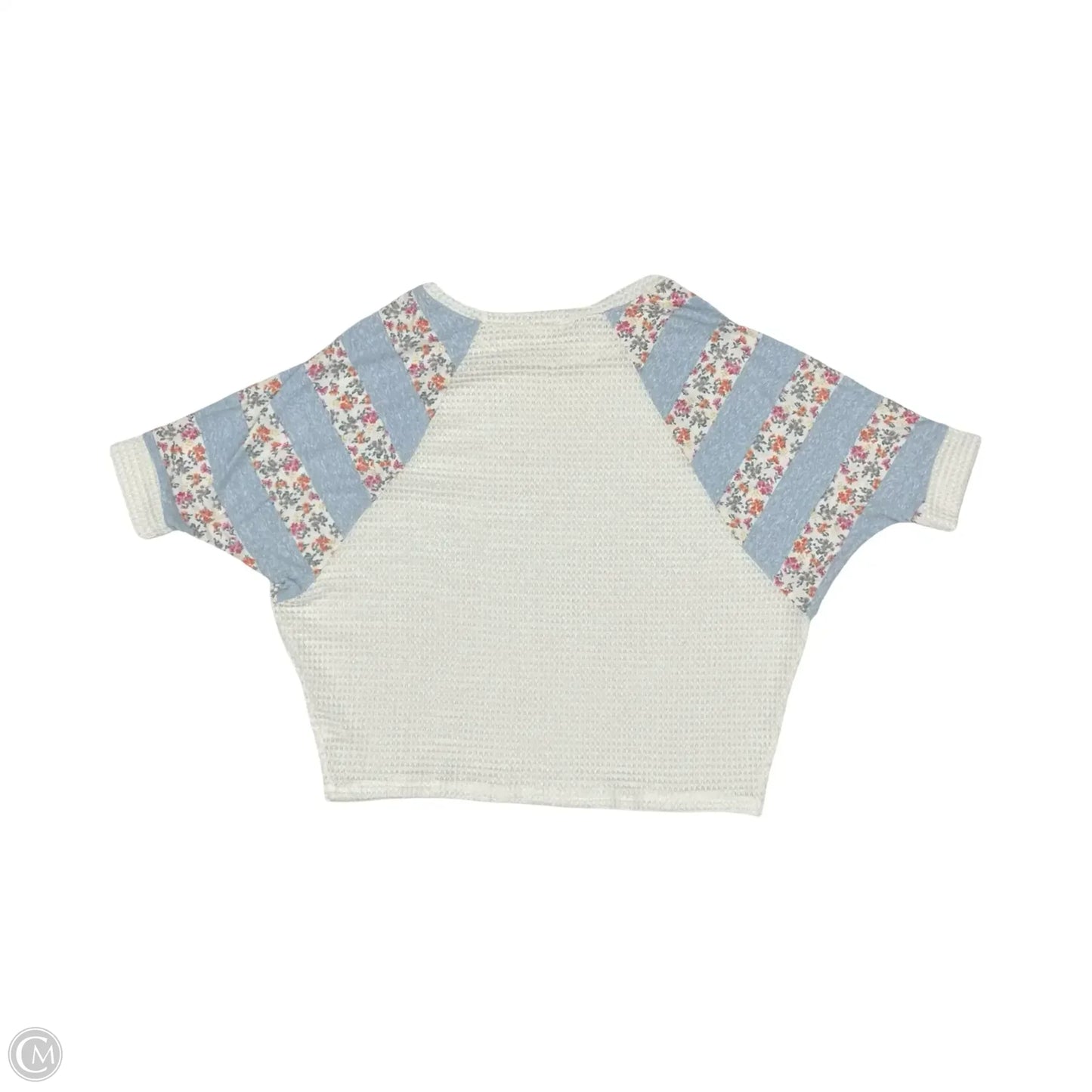 Top Short Sleeve By Clothes Mentor In White, Size: S