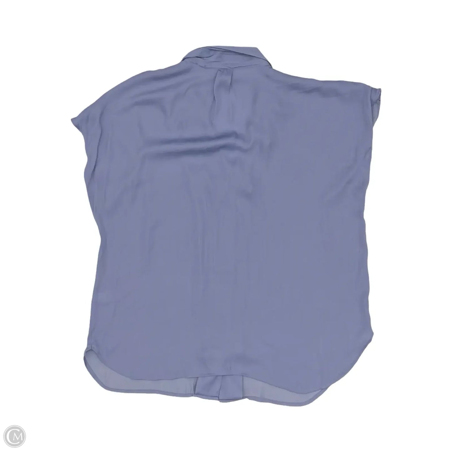 Blouse Sleeveless By Nine West In Blue, Size: Xl