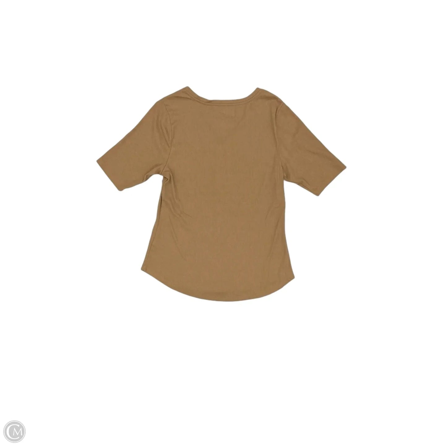 Top Short Sleeve By Sonoma In Brown, Size: Xl