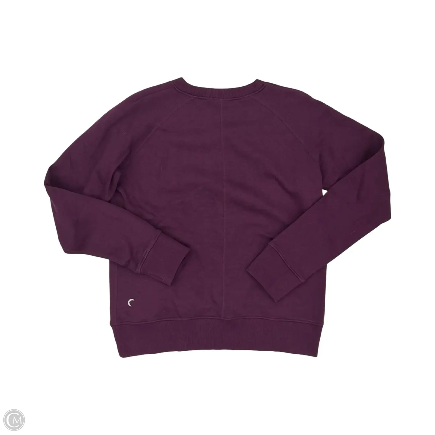 Athletic Sweatshirt Crewneck By Zyia In Purple, Size: Xl