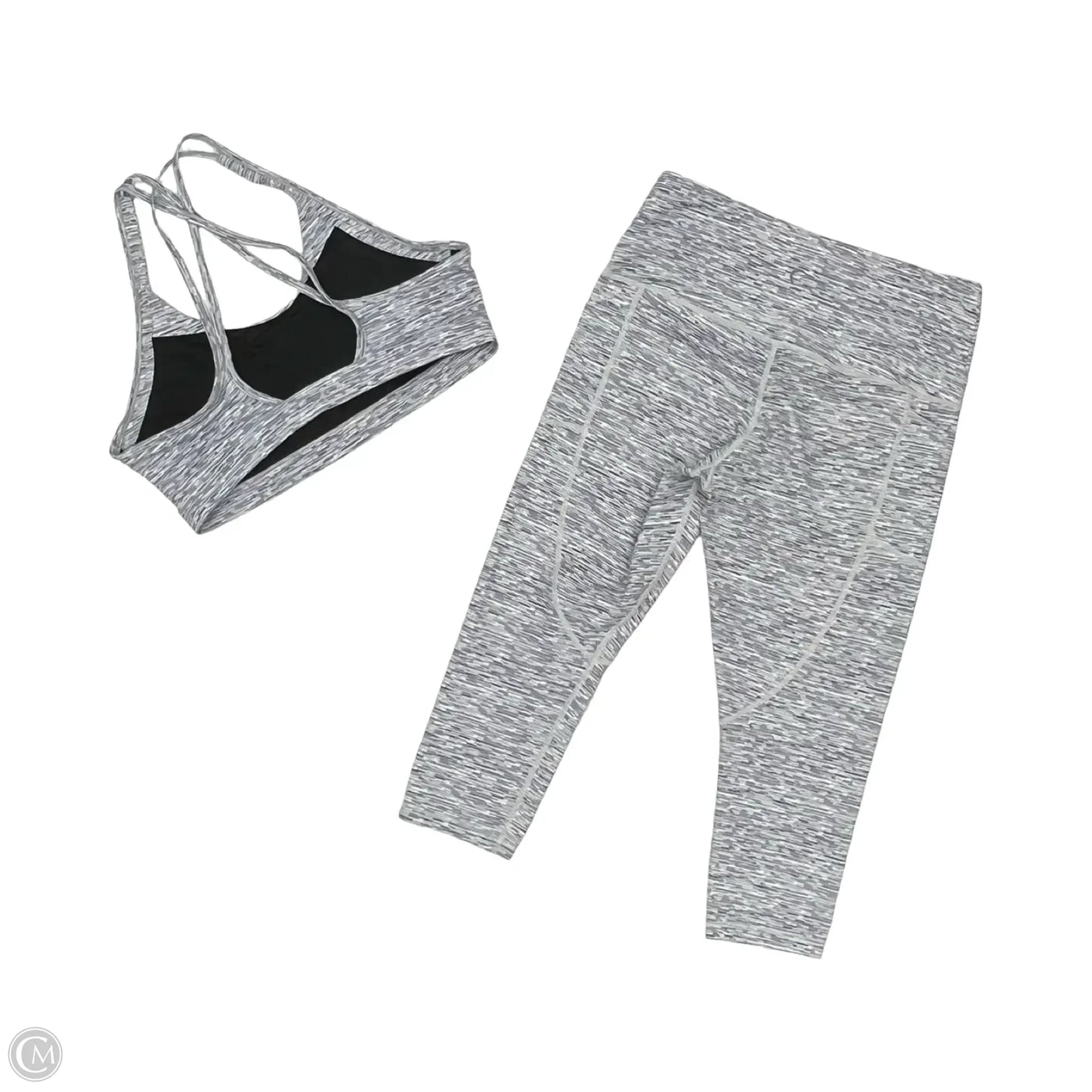 Athletic Pants 2pc By Zyia In Grey, Size: L